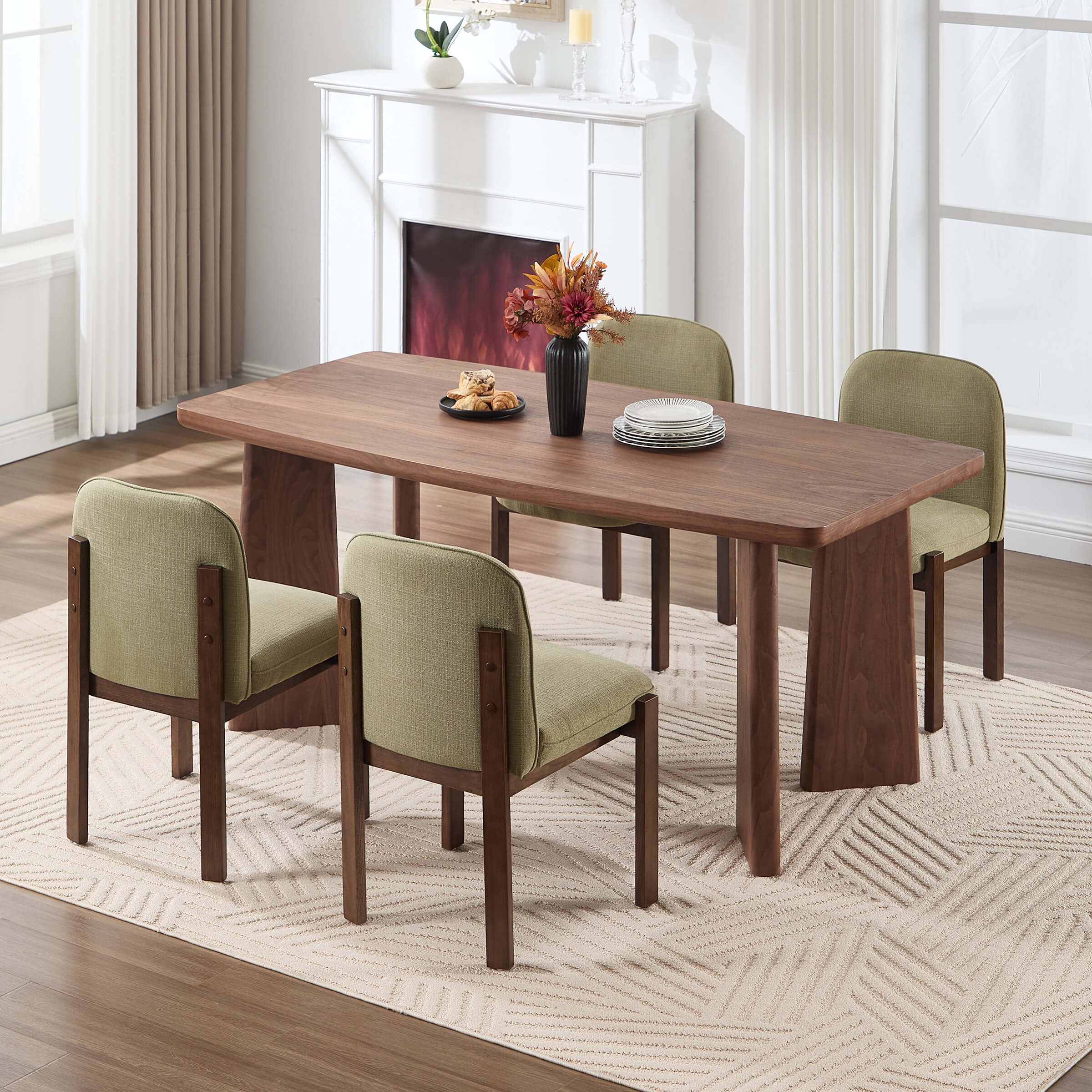 Wooden Dining Chairs Set of 2 - 8401DC - Image 21