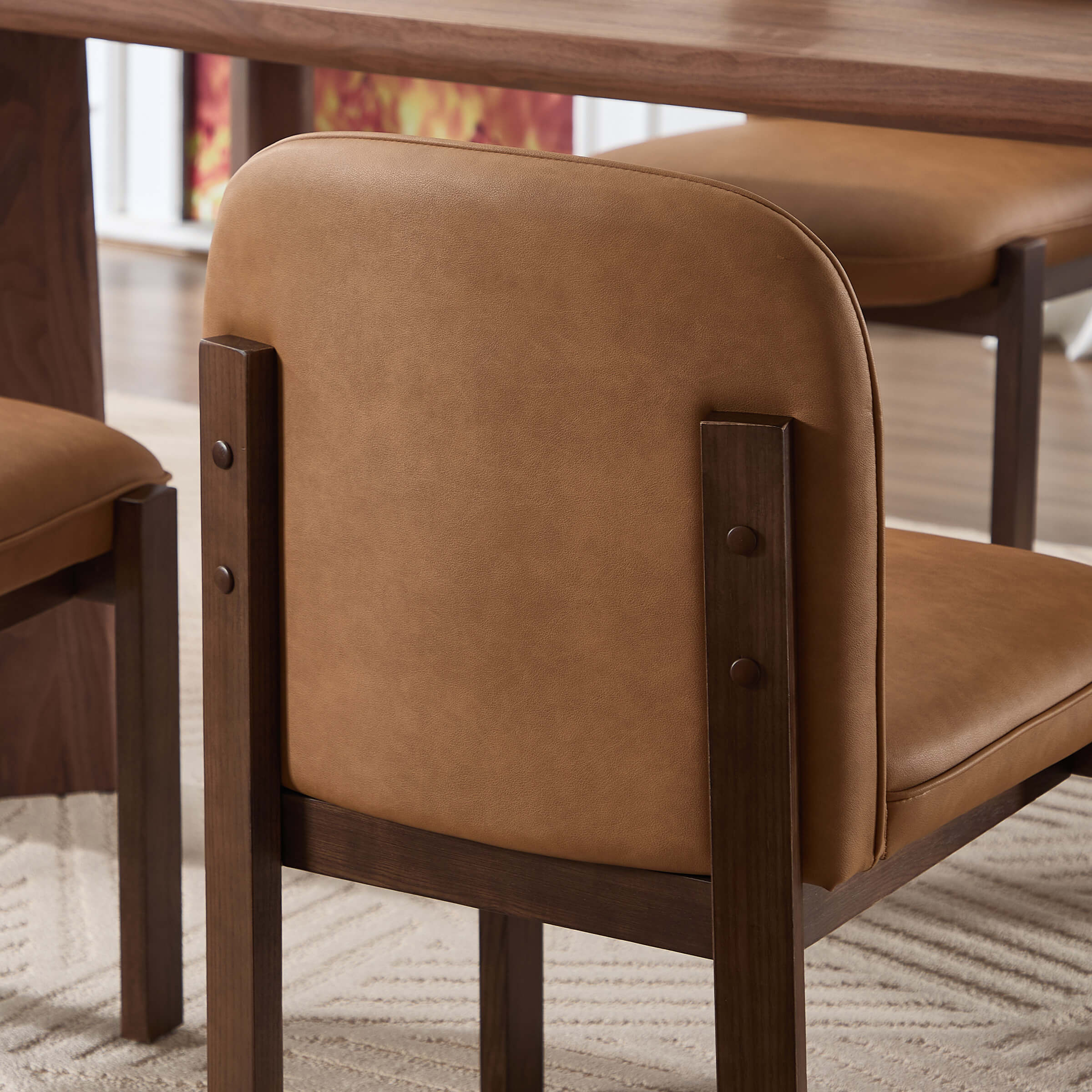 Wooden Dining Chairs Set of 2 - 8401DC - Image 5