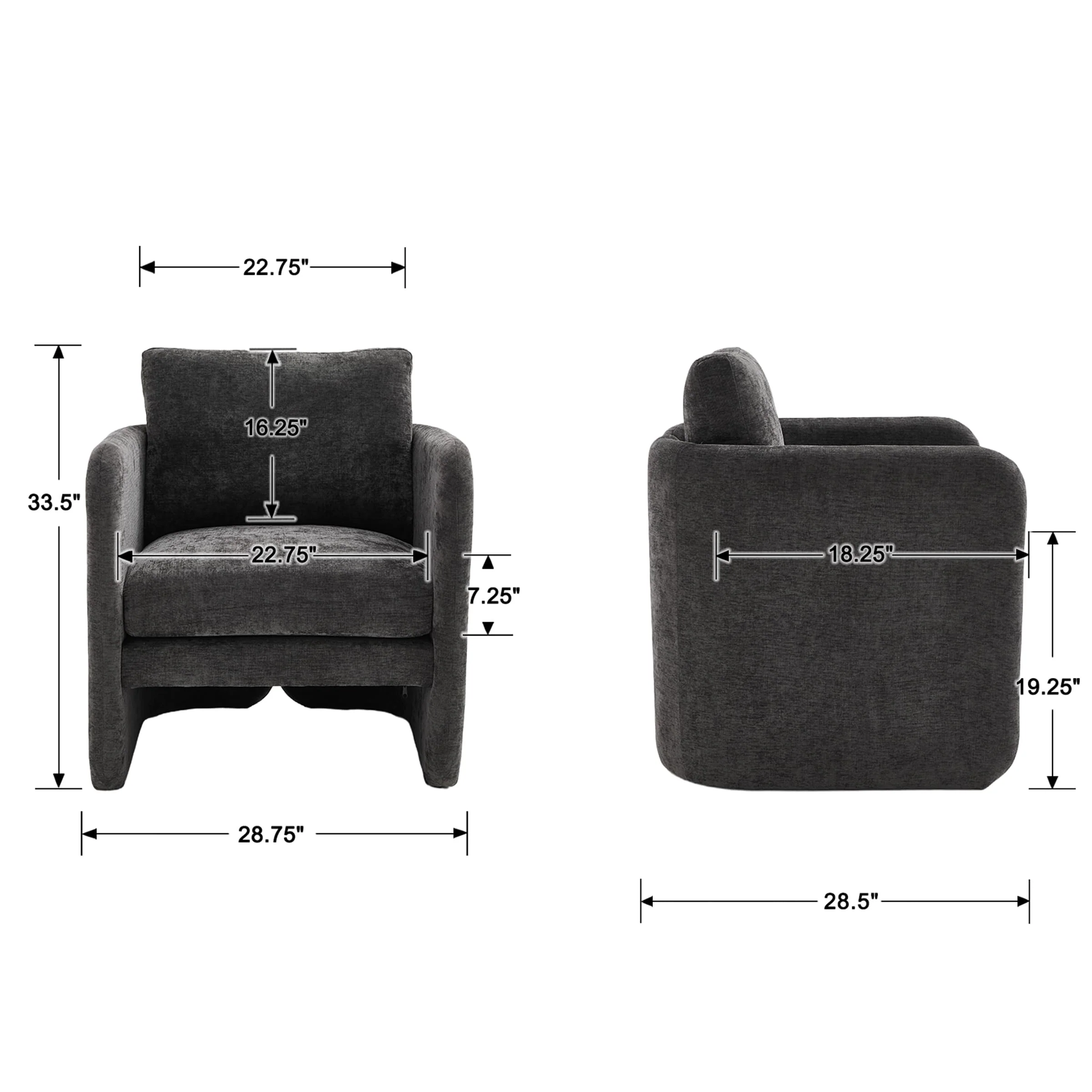 Comfy Living Room Chair with Arm - 1040AC - Image 16