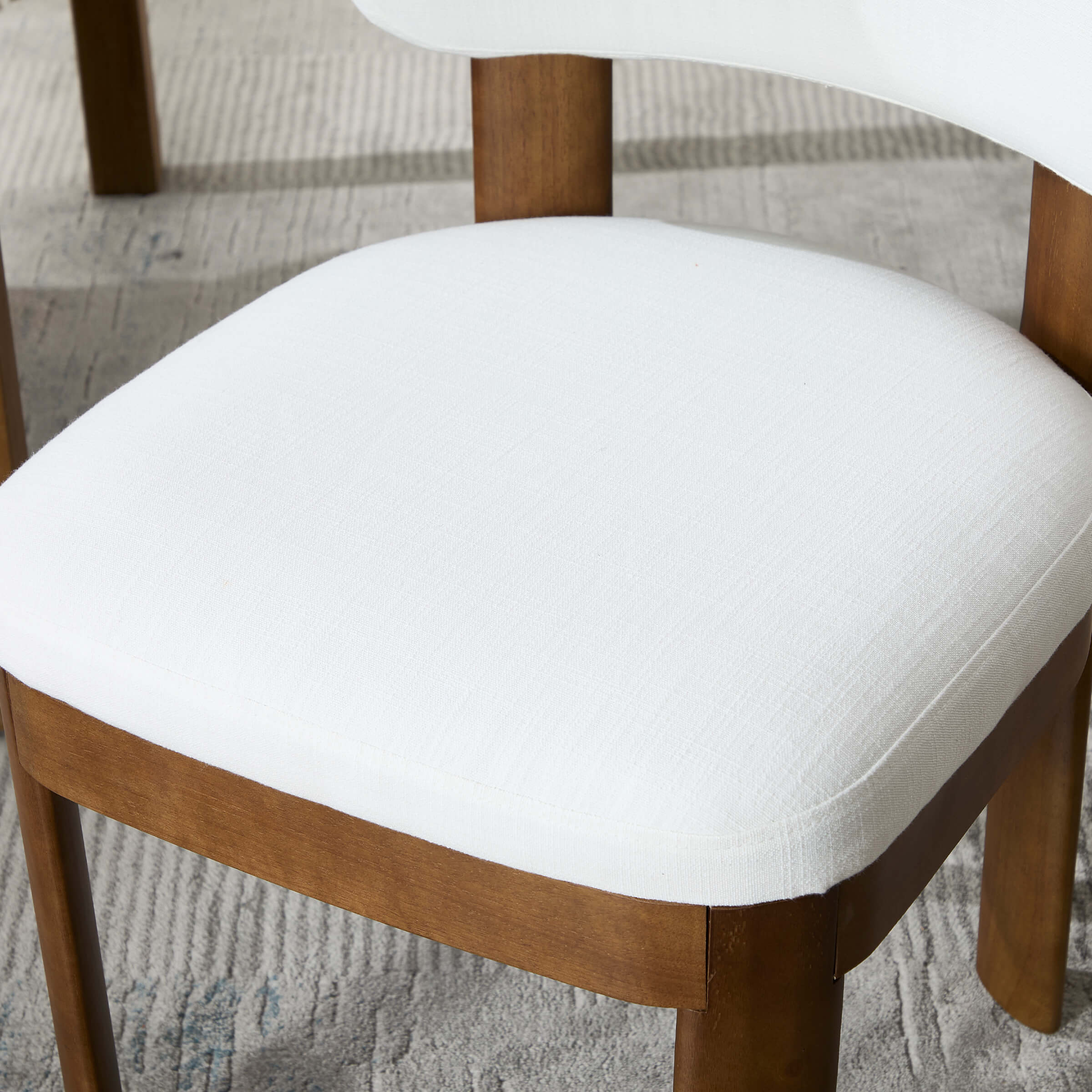 Curved Backrest Dining Room Chairs Set of 2 - 10086DC - Image 12