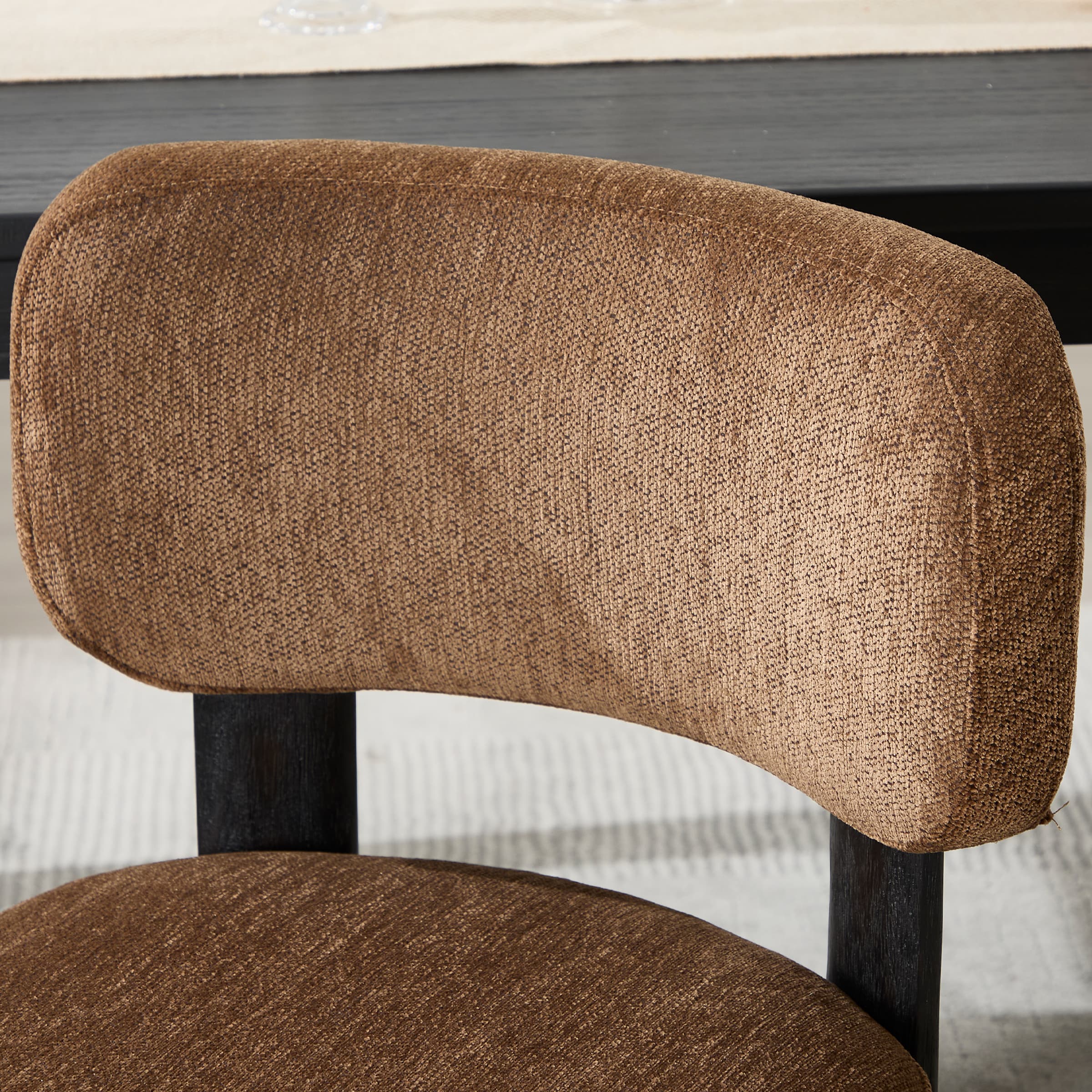 Curved Backrest Dining Room Chairs Set of 2 - 10086DC - Image 18