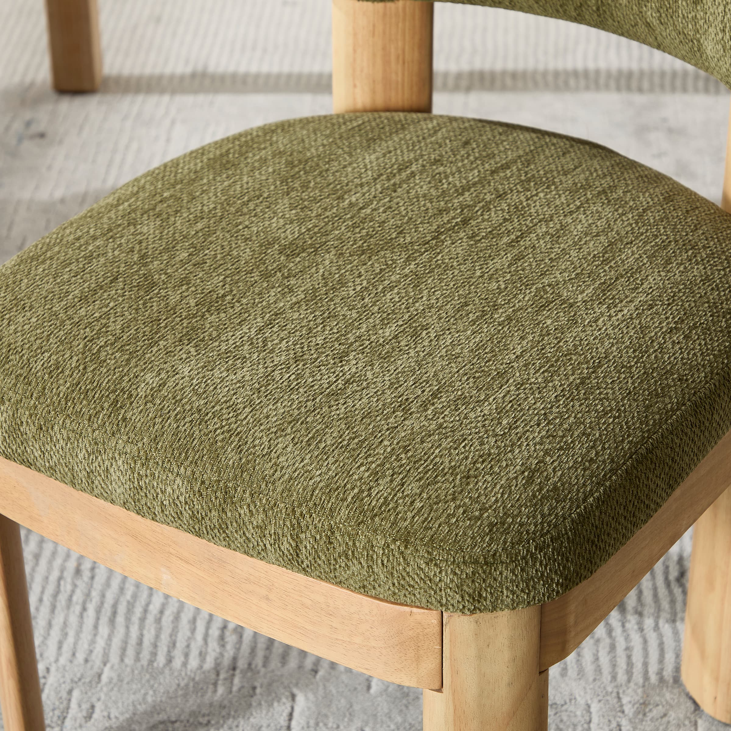 Curved Backrest Dining Room Chairs Set of 2 - 10086DC - Image 5