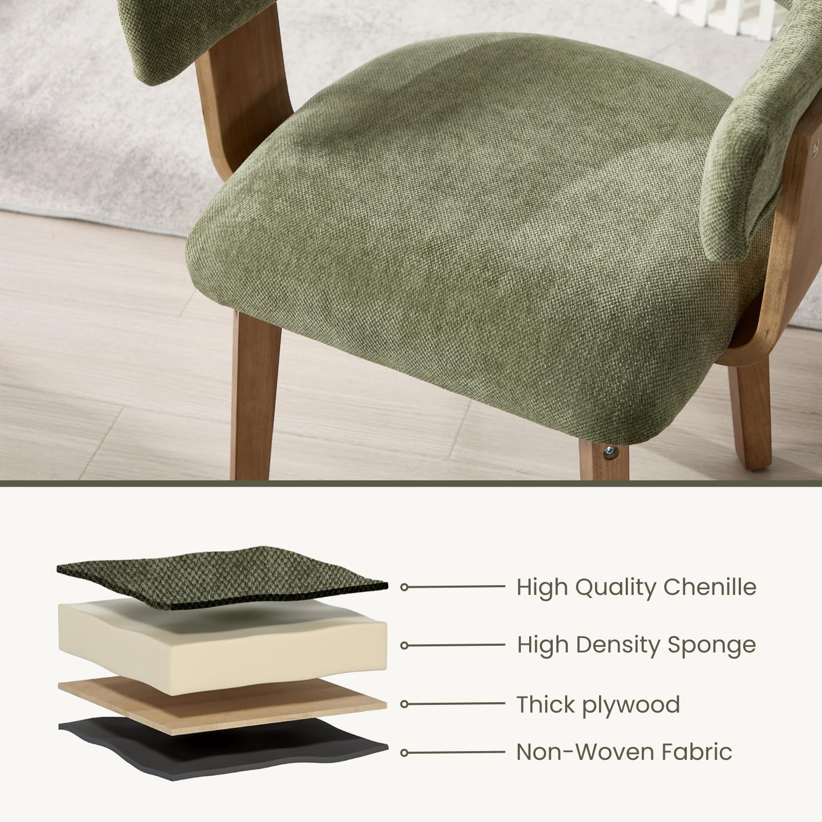 Barrel Dining Chairs Set of 2 - 10075DC - Image 10