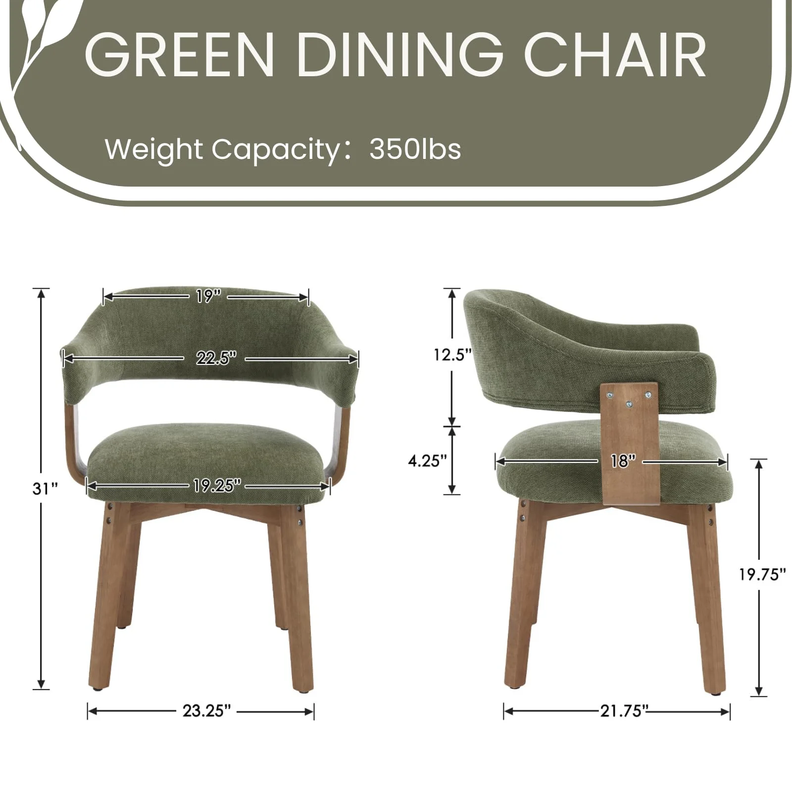 Barrel Dining Chairs Set of 2 - 10075DC - Image 14
