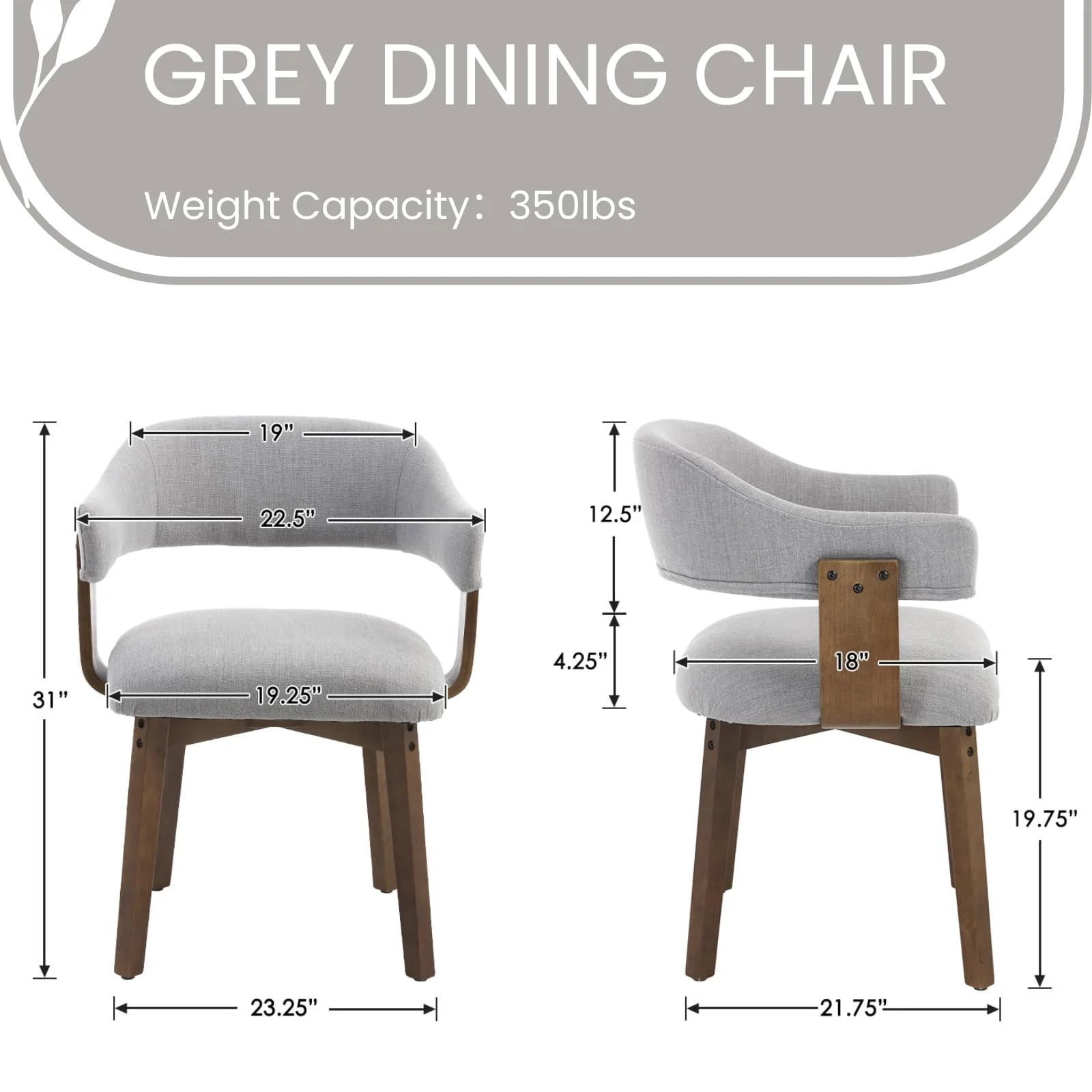 Barrel Dining Chairs Set of 2 - 10075DC - Image 20