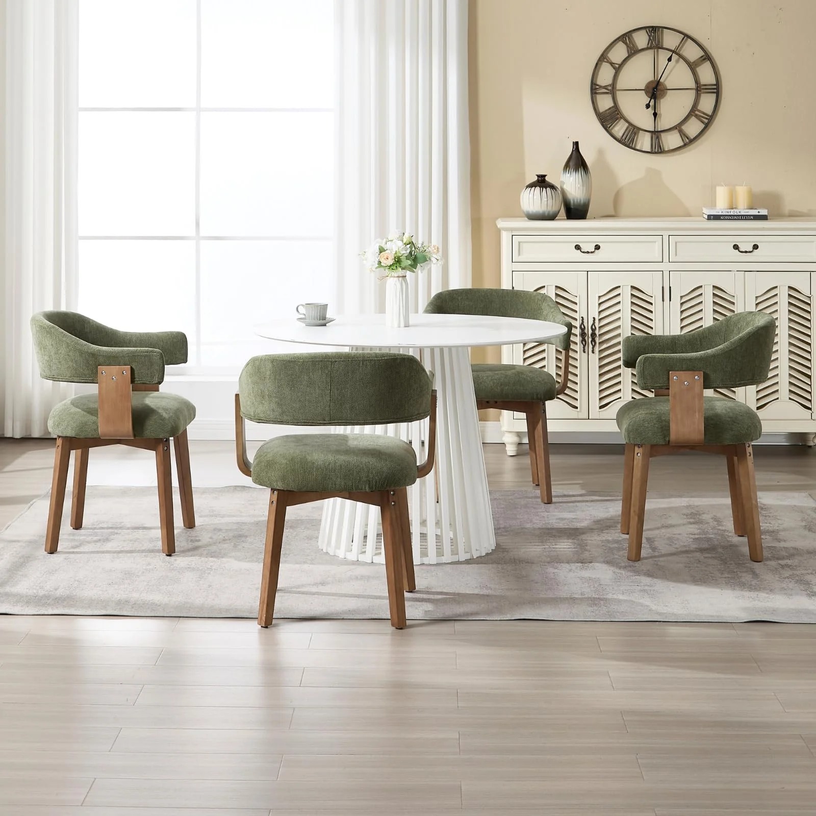 Barrel Dining Chairs Set of 2 - 10075DC - Image 9