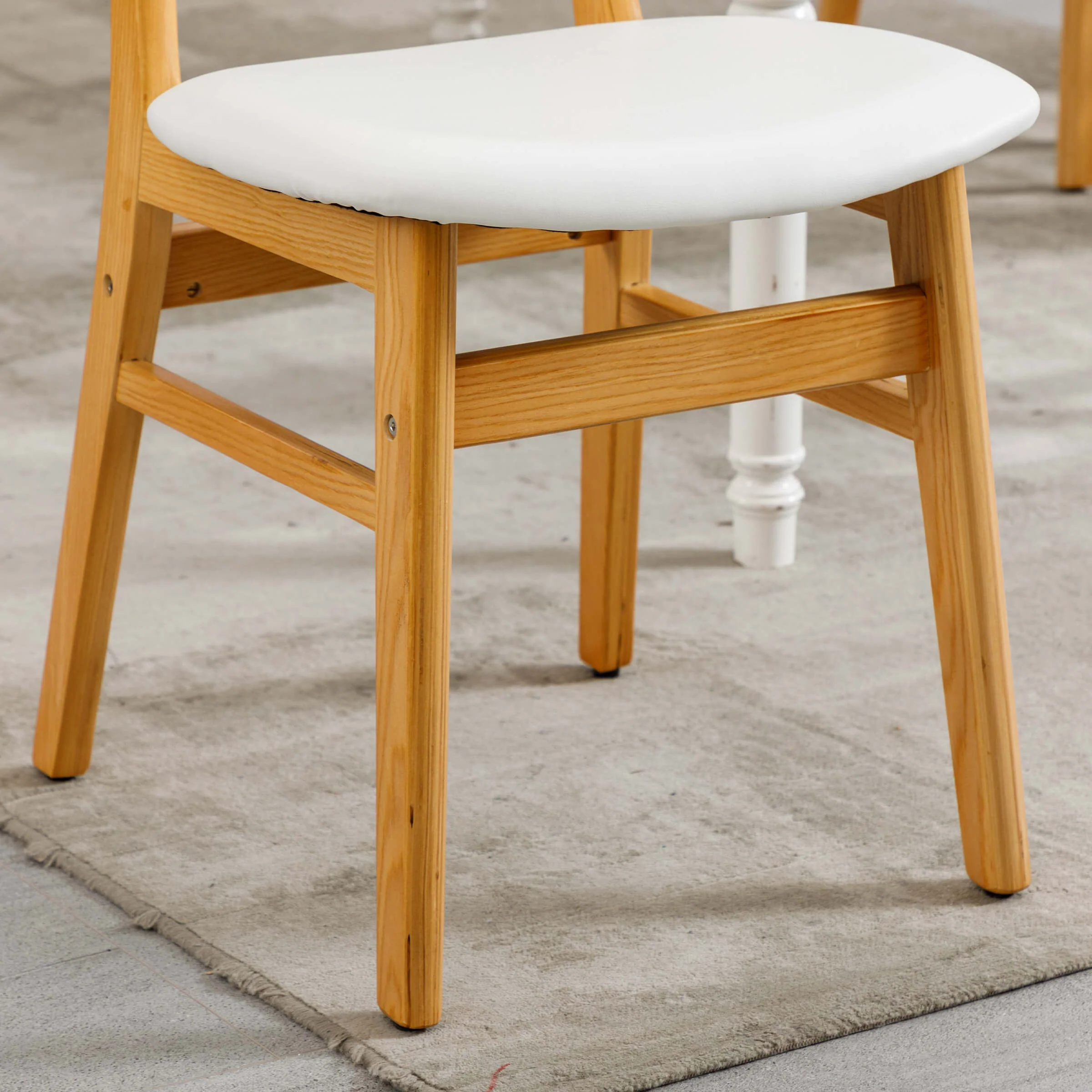 Farmhouse Cane Back Dining Chairs Set of 2 - 8009DC - Image 43