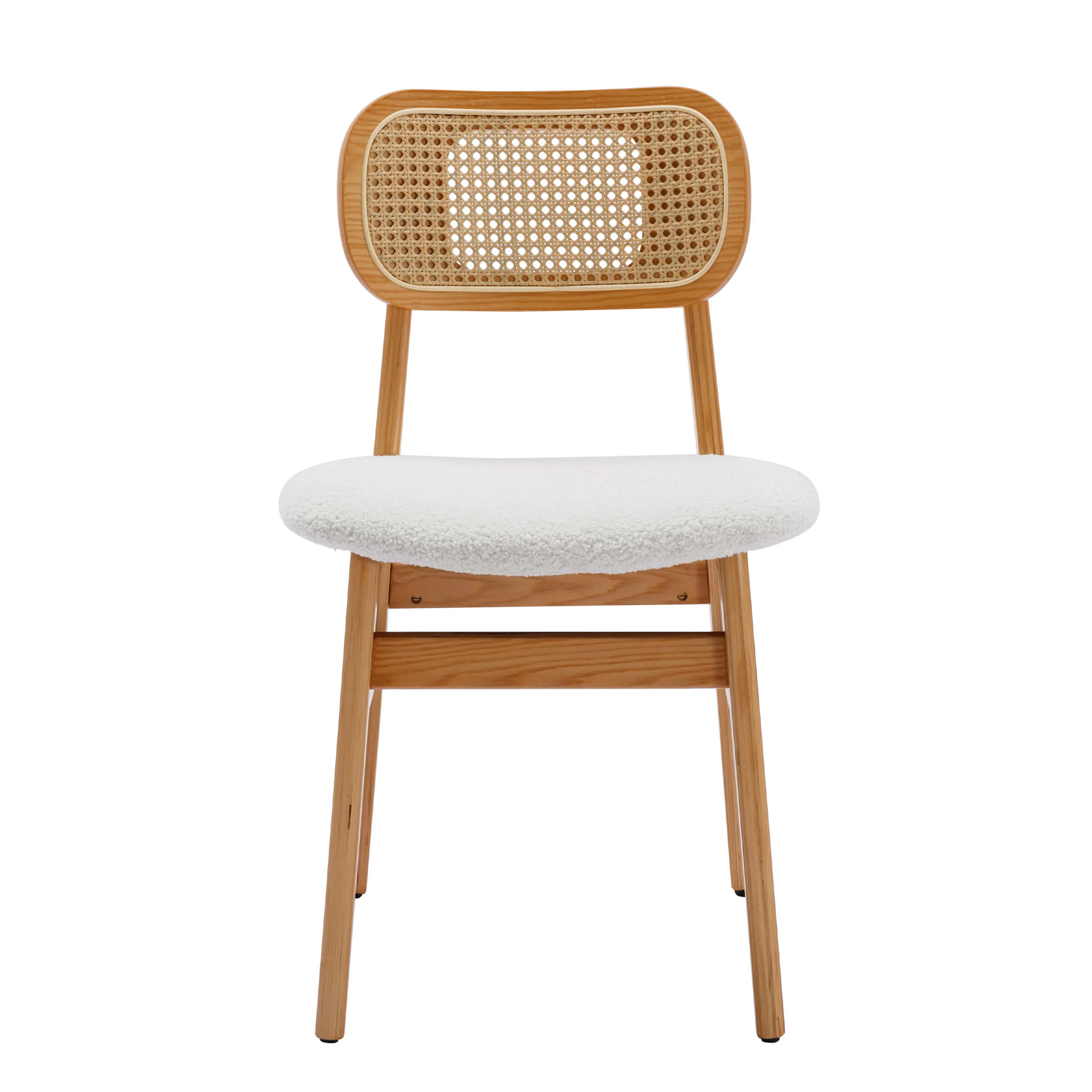 Farmhouse Cane Back Dining Chairs Set of 2 - 8009DC - Image 62