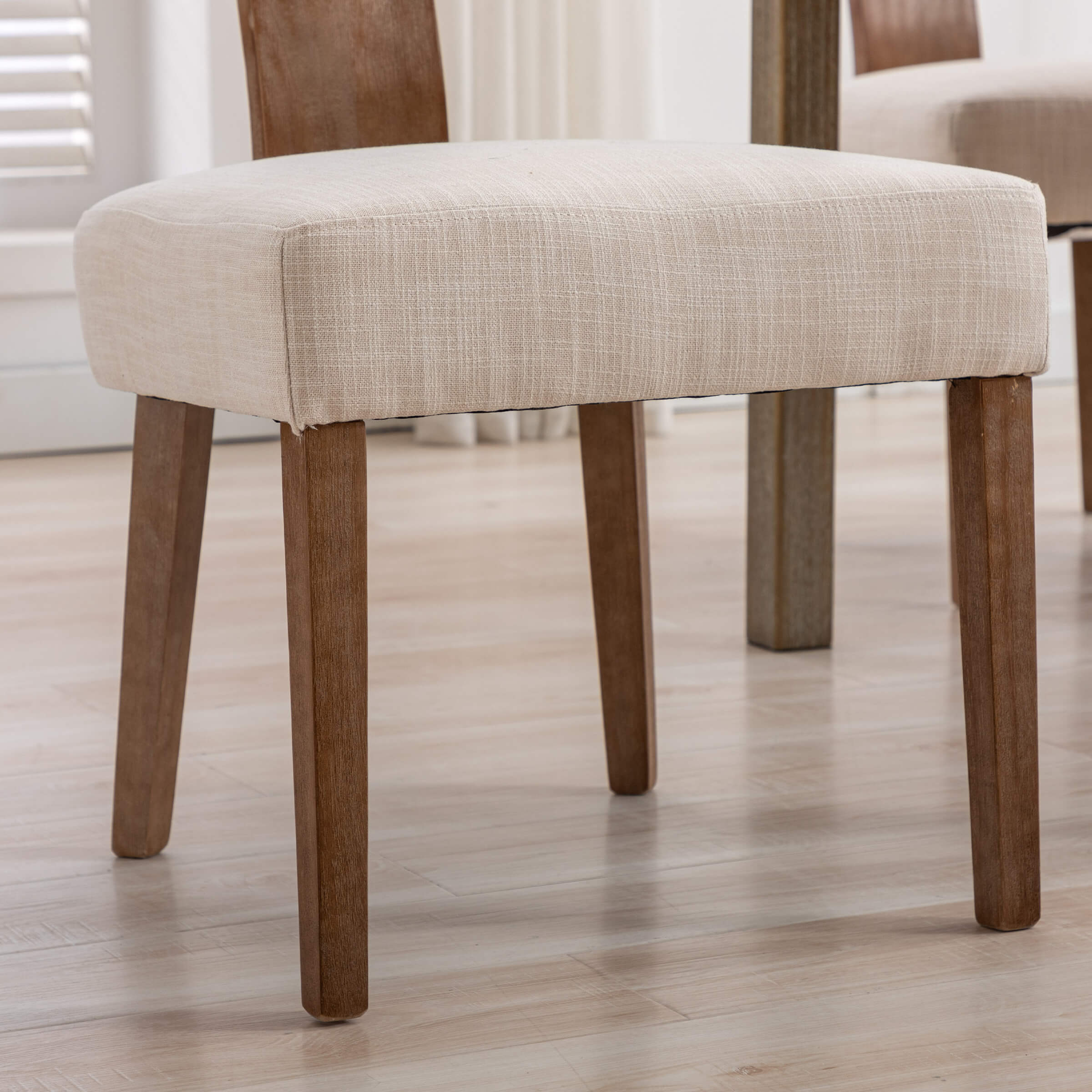 Farmhouse Rattan Back Dining Chairs Set of 2 - 1918DC - Image 6