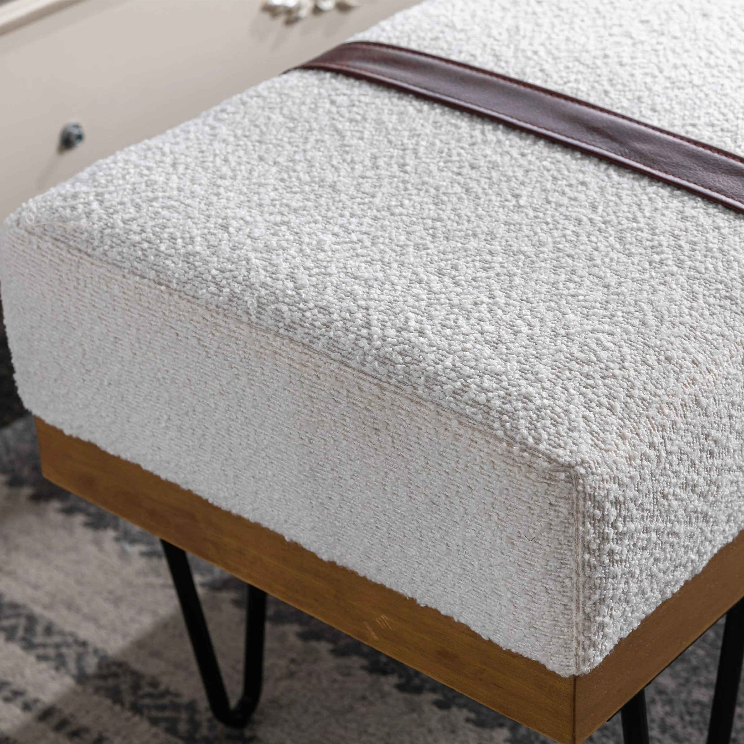 Industrial Modern Rectangle Bench - 2304BH - Image 21