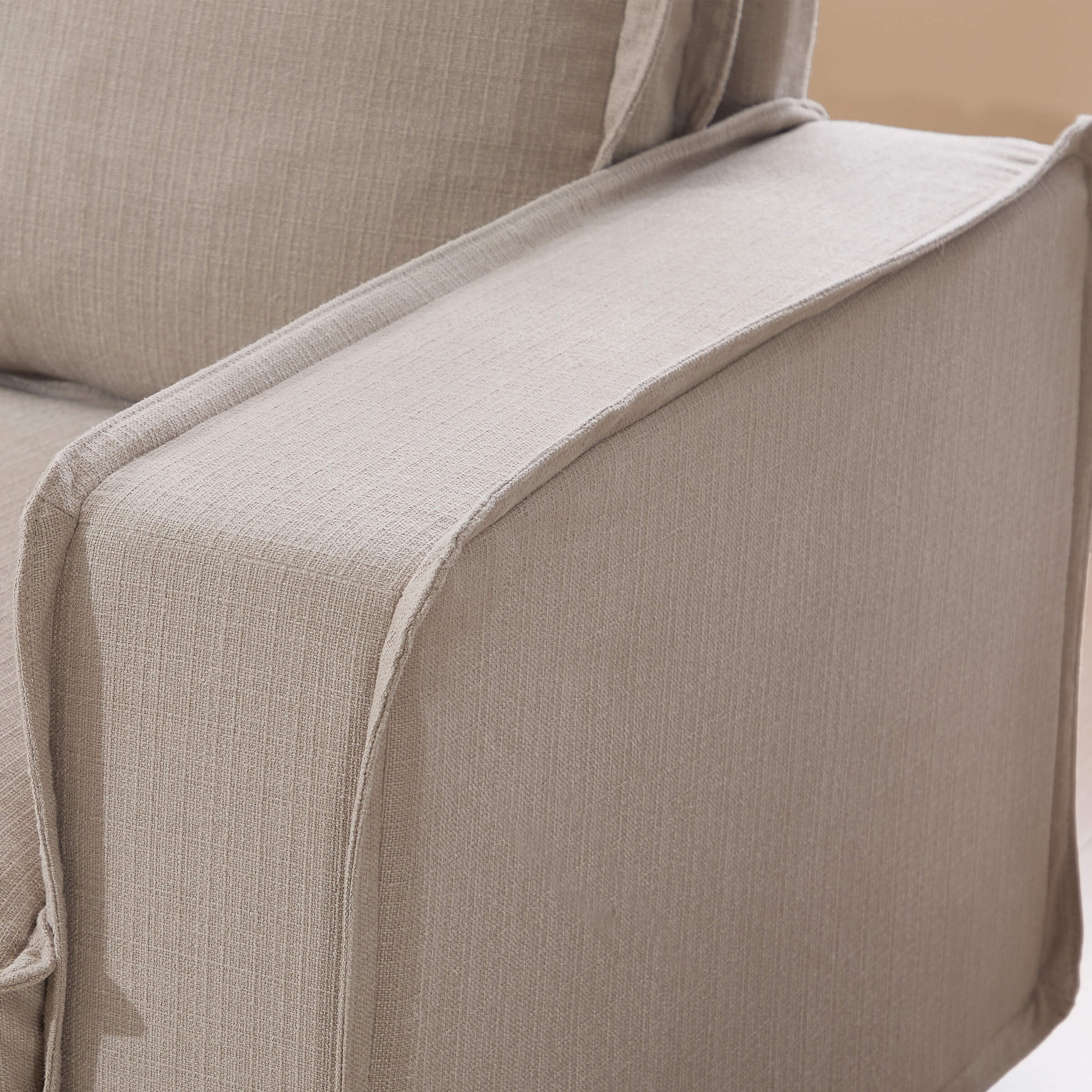 EALSON Linen Fabric Upholstered Cloud Couches Mid Century Sofa - 1089SF - Image 32