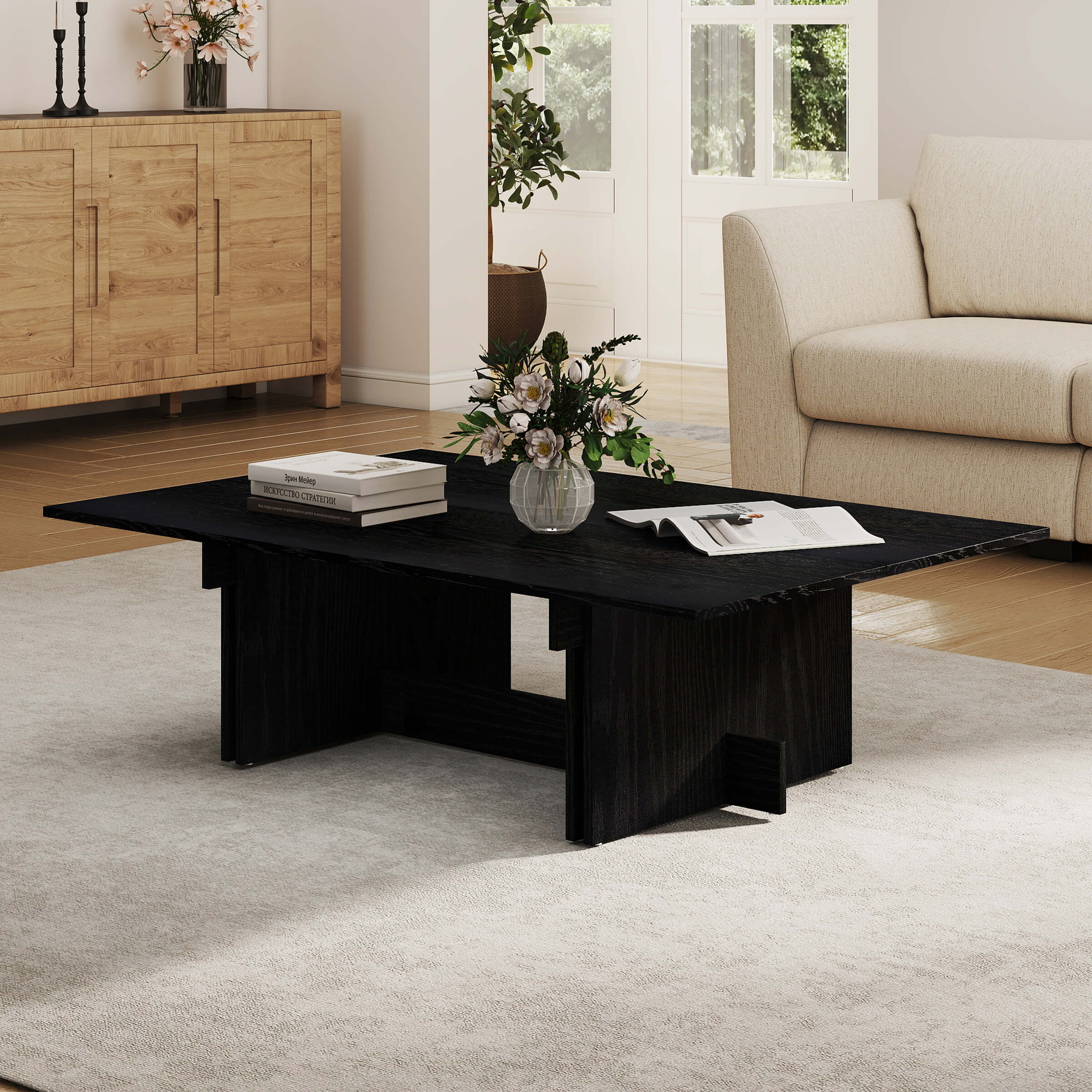 Mid Century Wood Coffee Table - 10225CT - Image 18