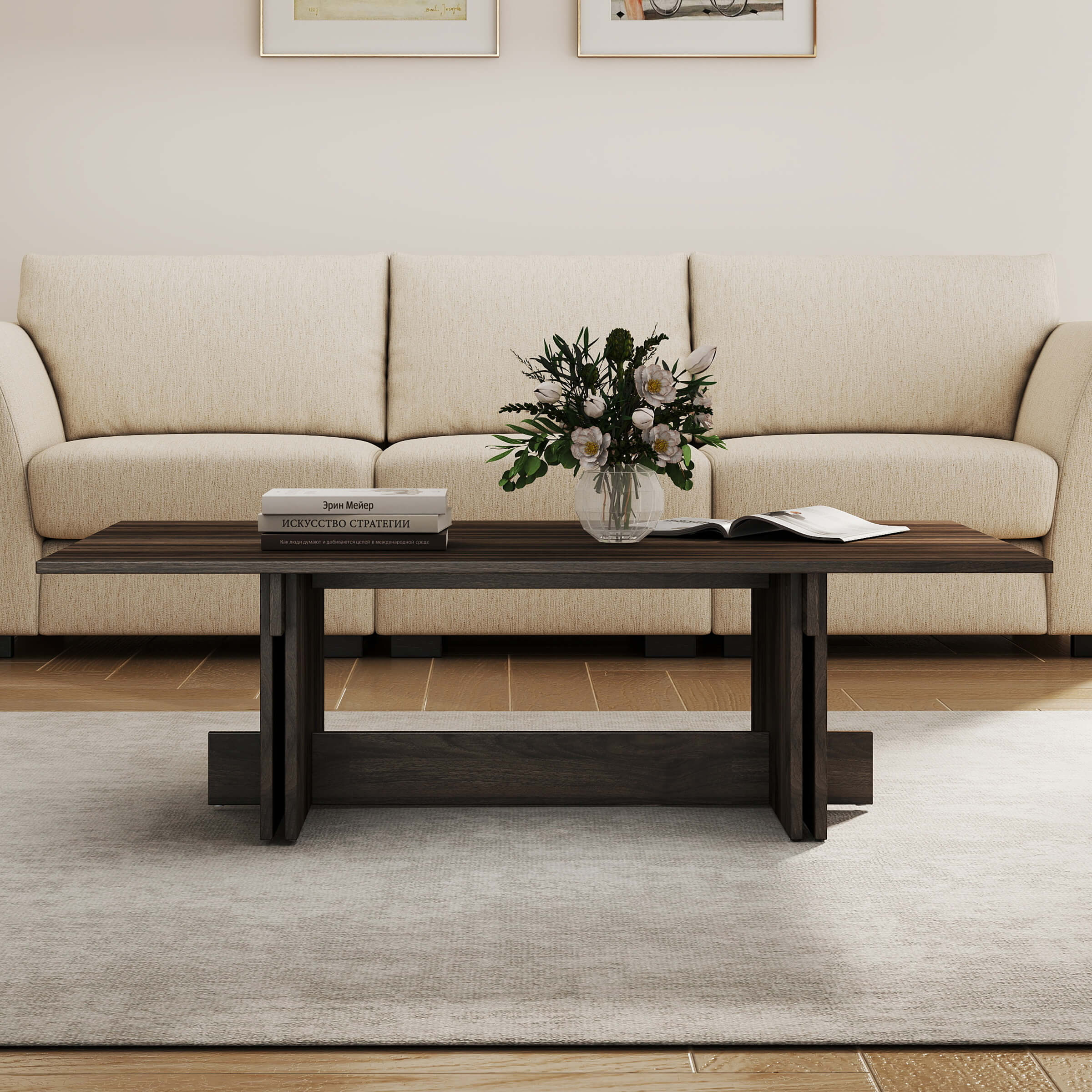 Mid Century Wood Coffee Table - 10225CT - Image 2