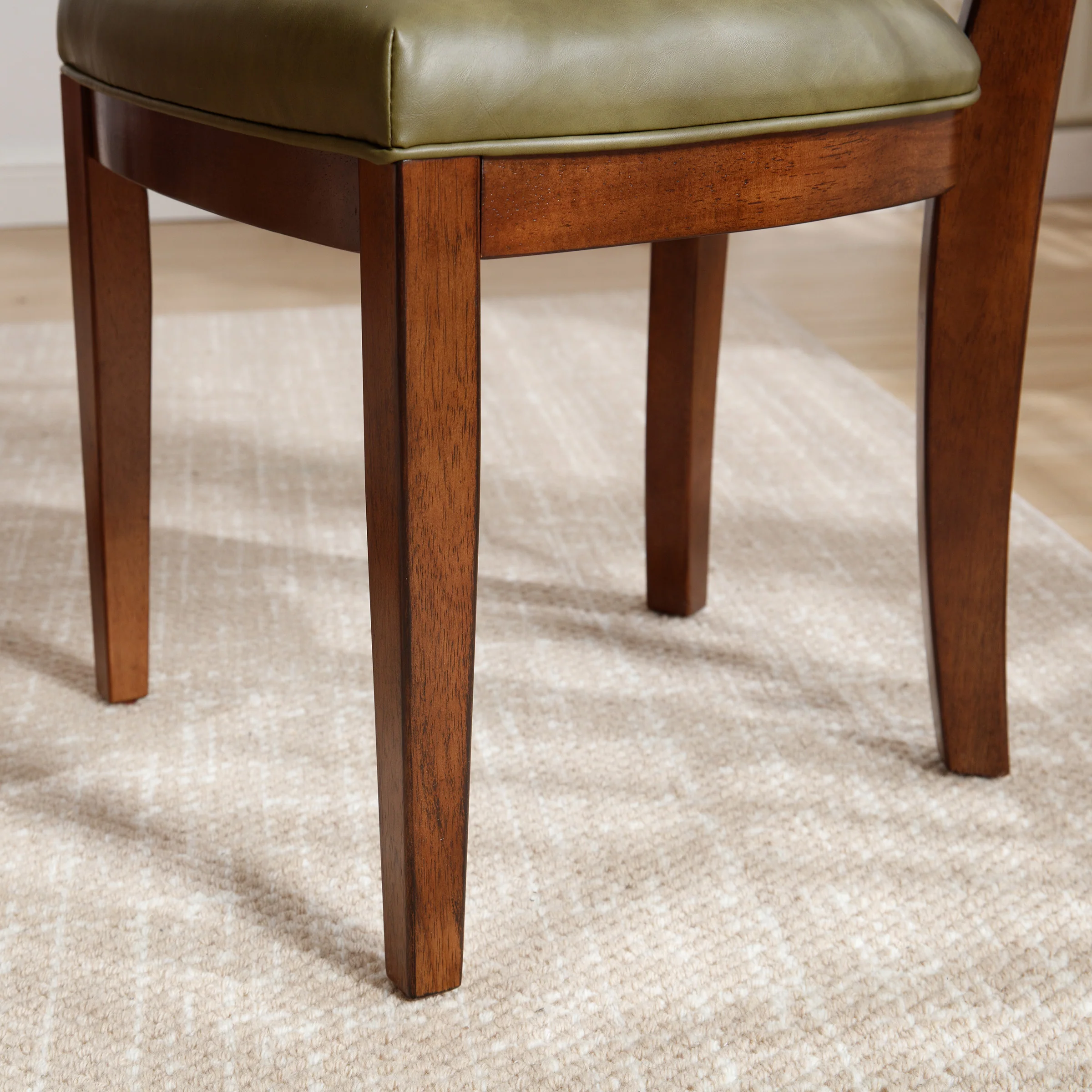 Mid Century Modern PU Dining Chairs Set of 2 - X061DC - Image 7