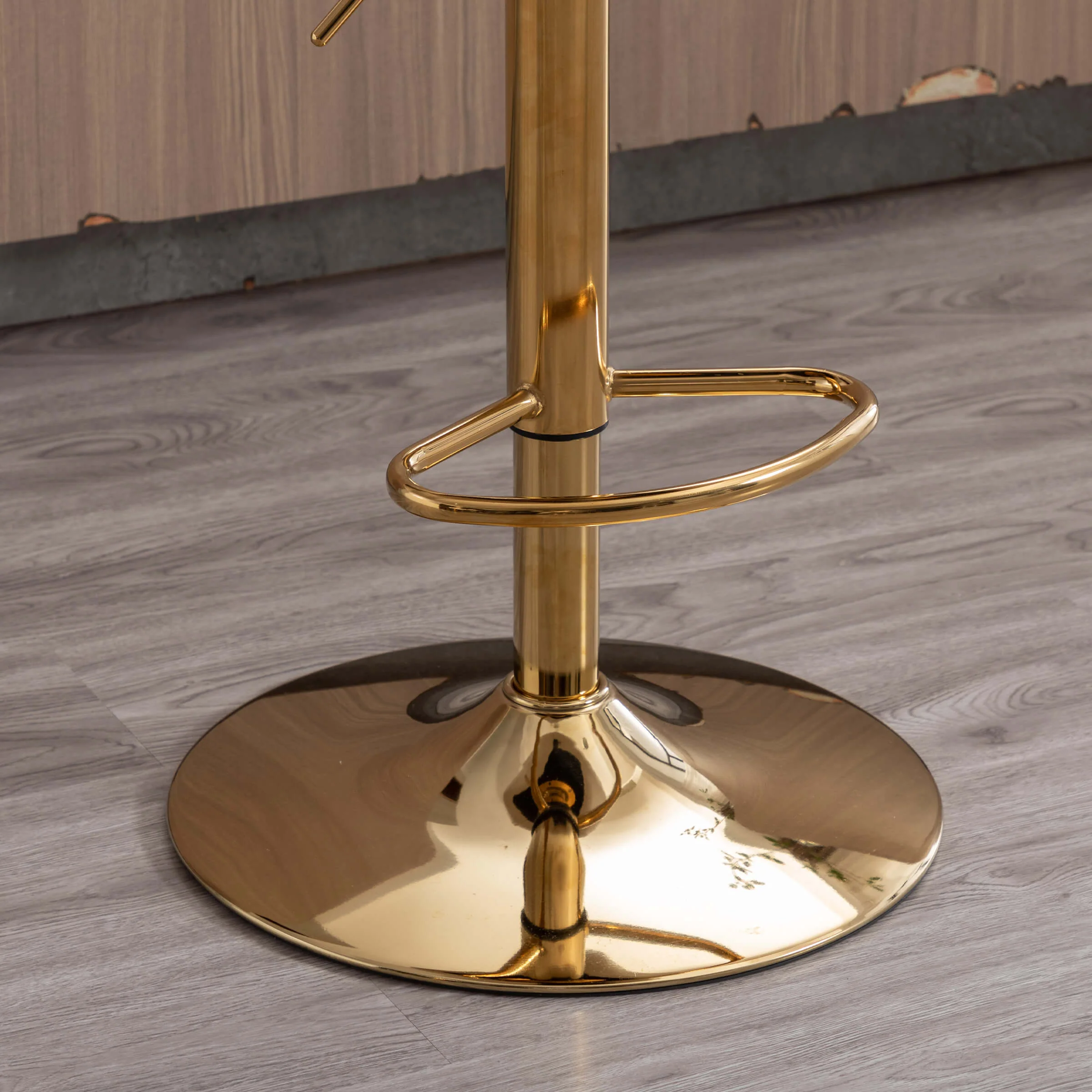 Modern Adjustable Swivel Bar Stools Set of 2 - 9022AB - Image 33