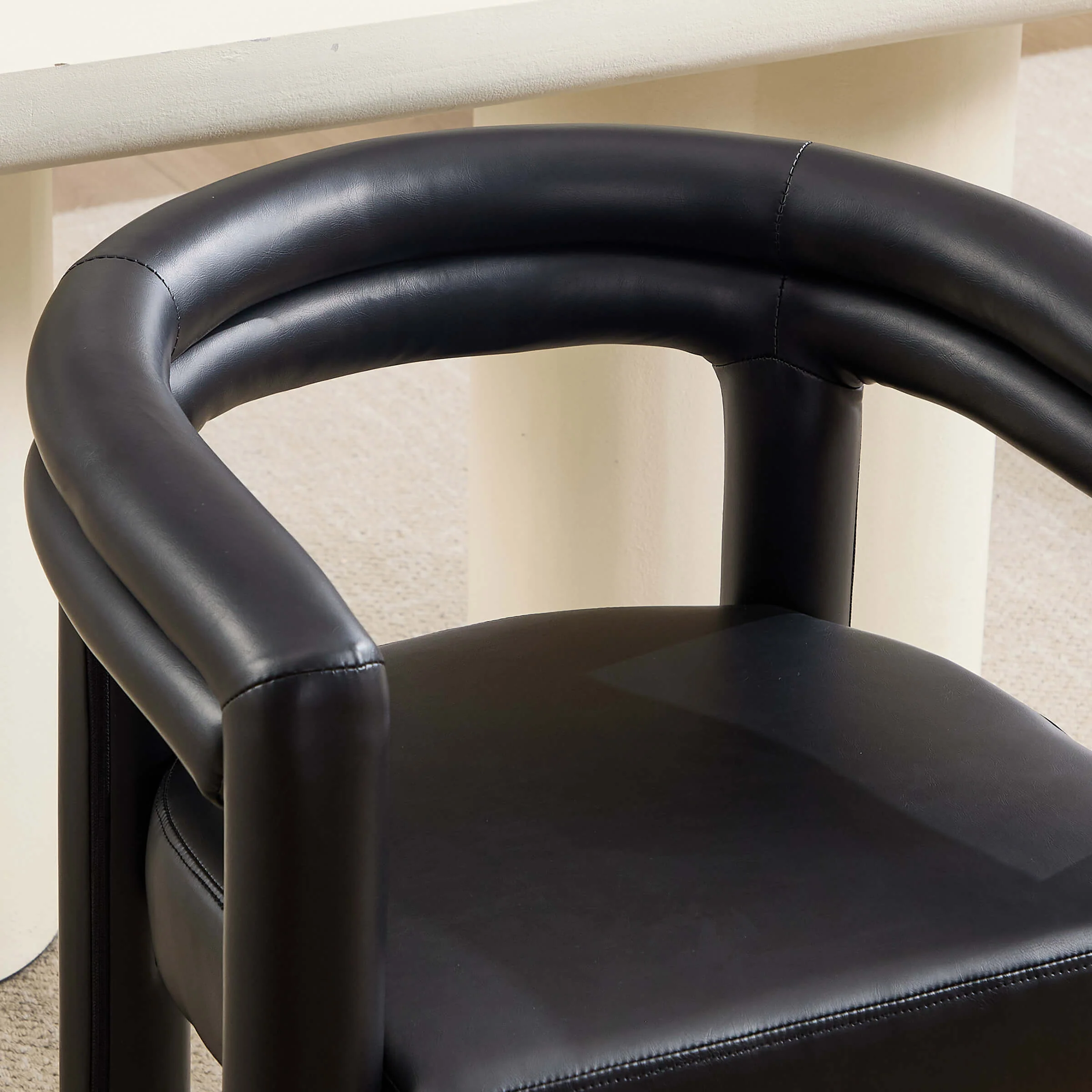 Modern Barrel Dining Chairs Set - 53040DC - Image 12