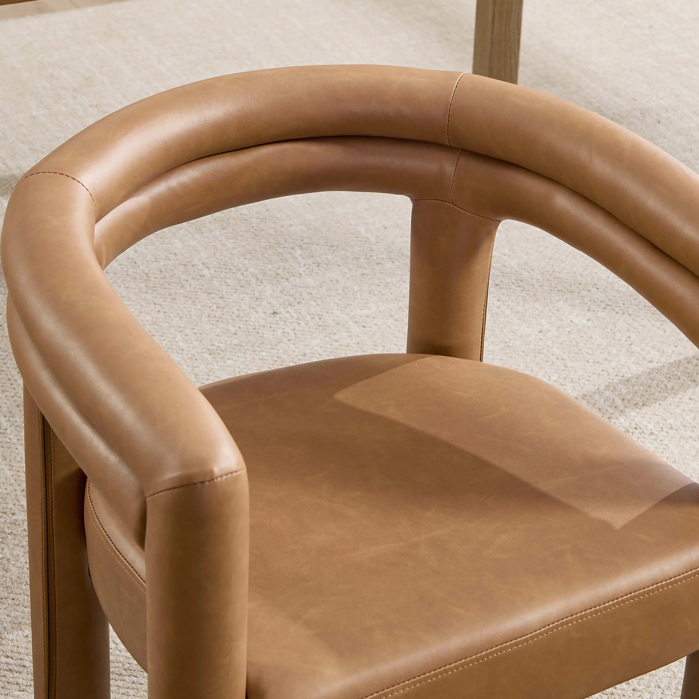 Modern Barrel Dining Chairs Set - 53040DC - Image 4