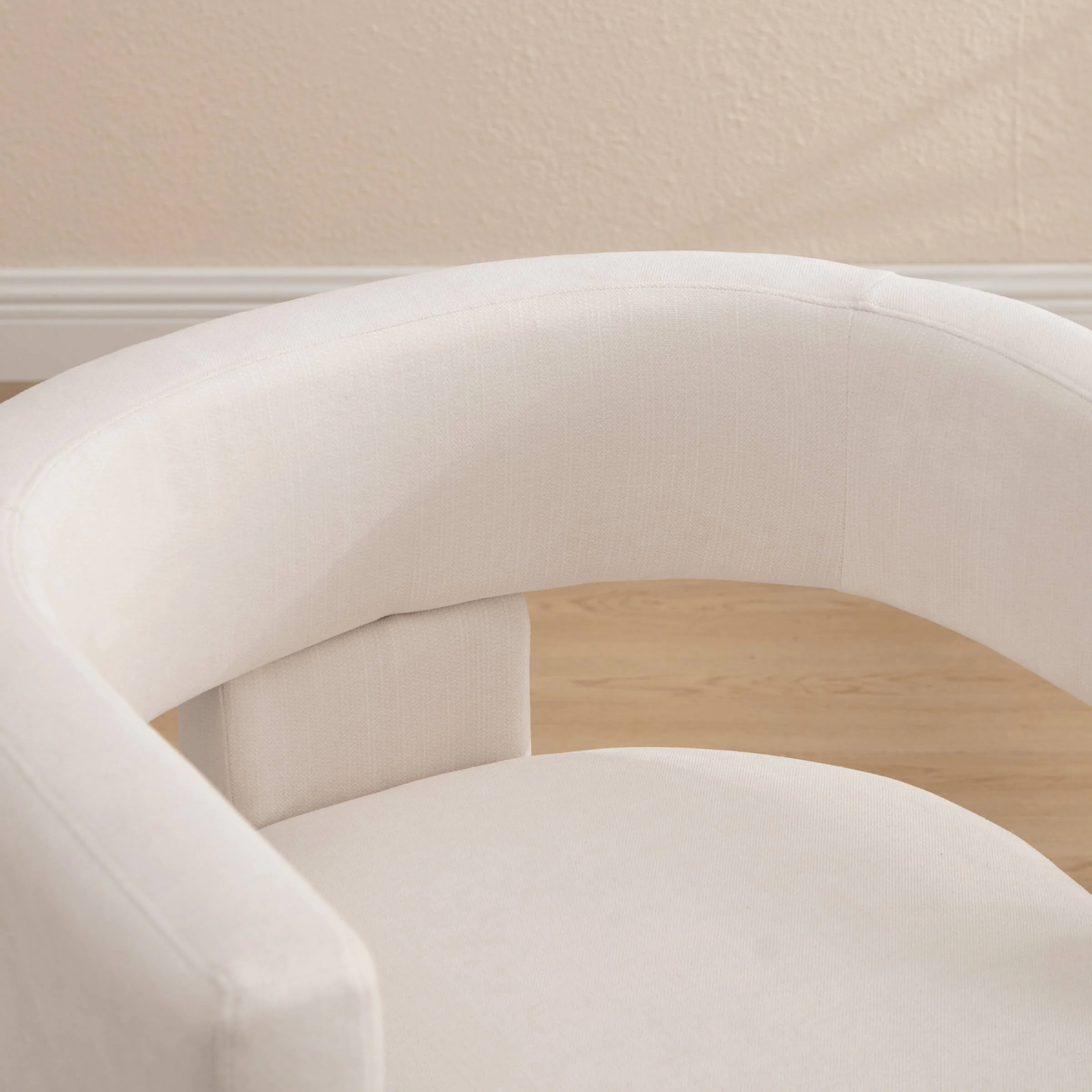 Modern Open Back Barrel Accent Chair 1 PCS - 7030AC - Image 4