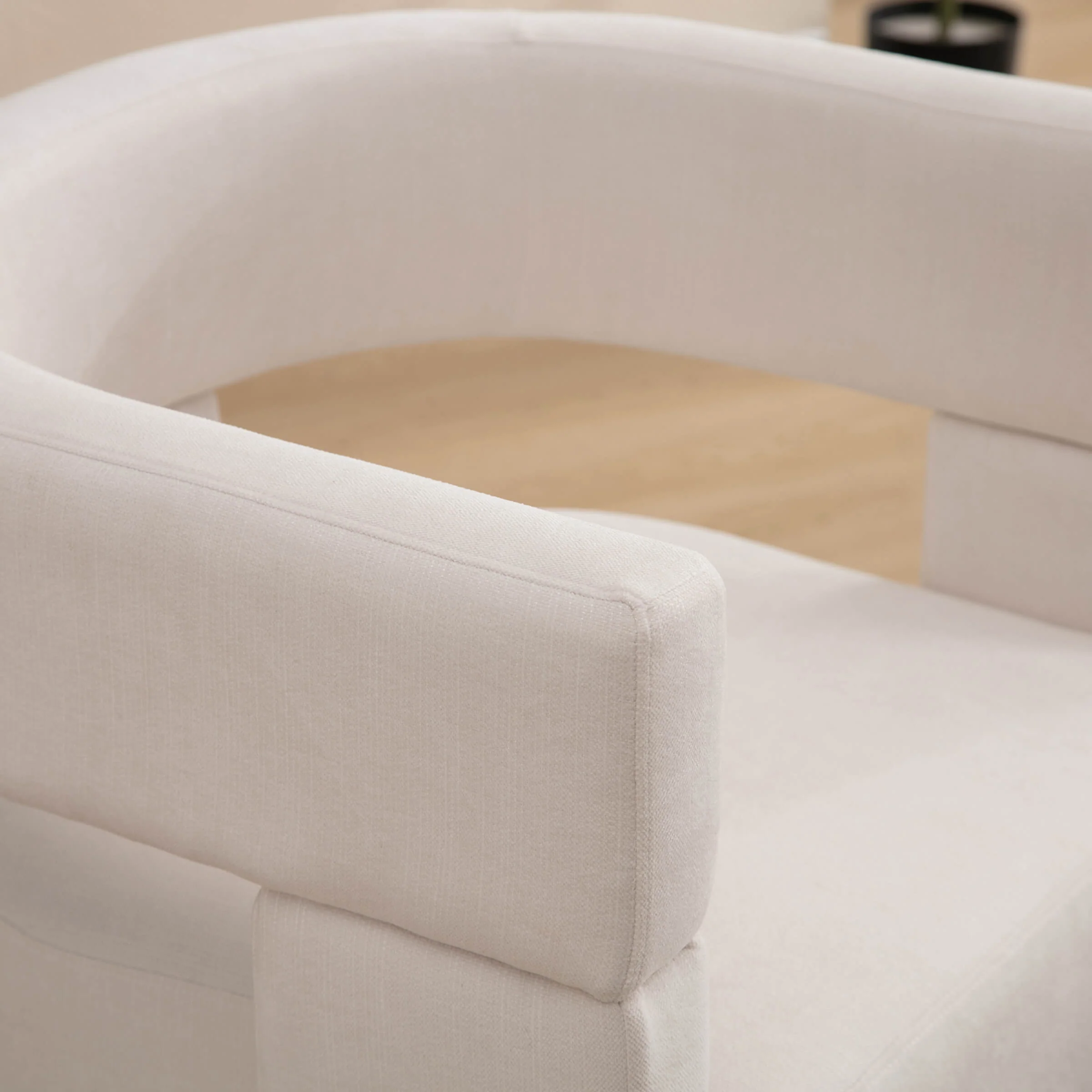 Modern Open Back Barrel Accent Chair 1 PCS - 7030AC - Image 5