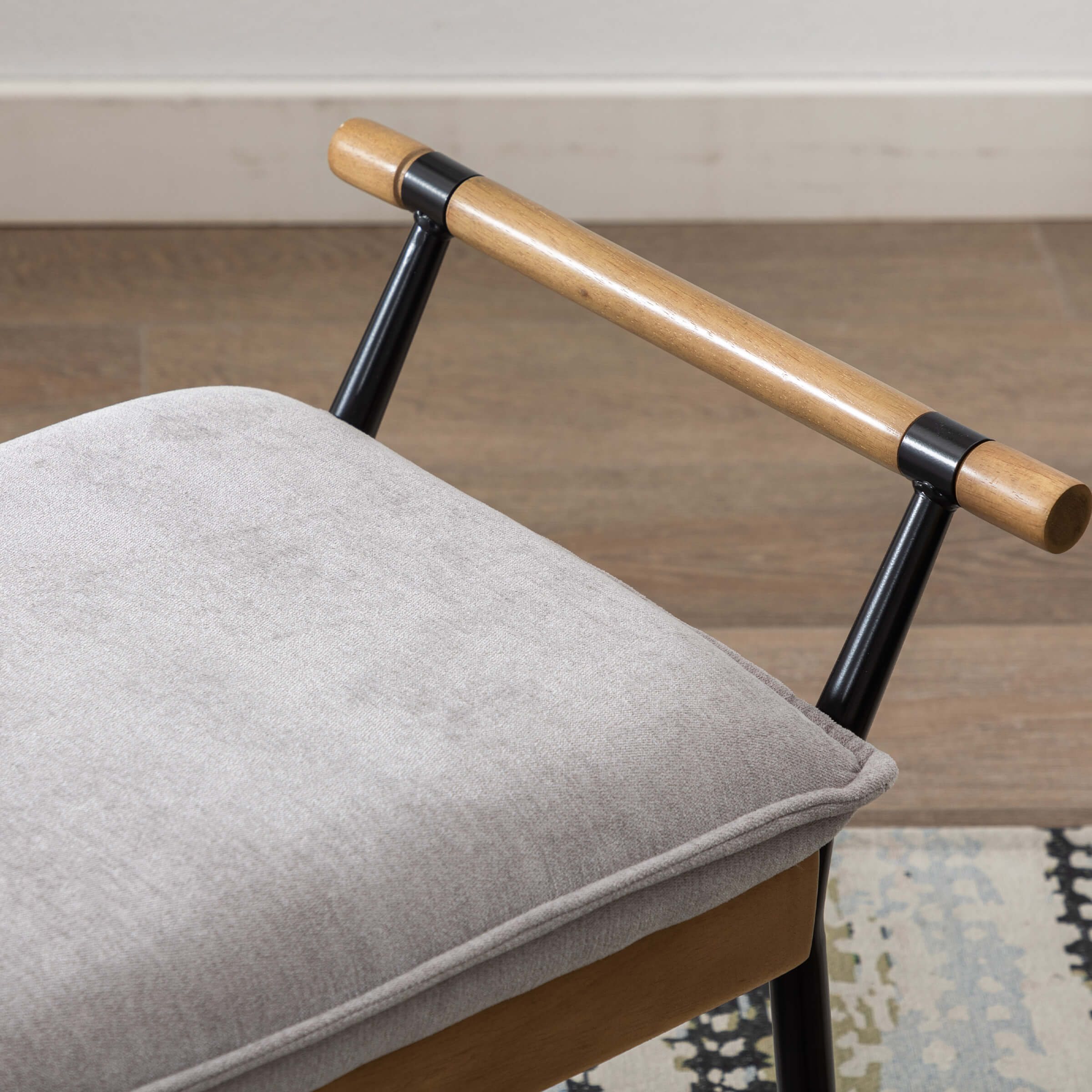 Rectangle Metal Legs Bench with Arms - 2465BH - Image 15