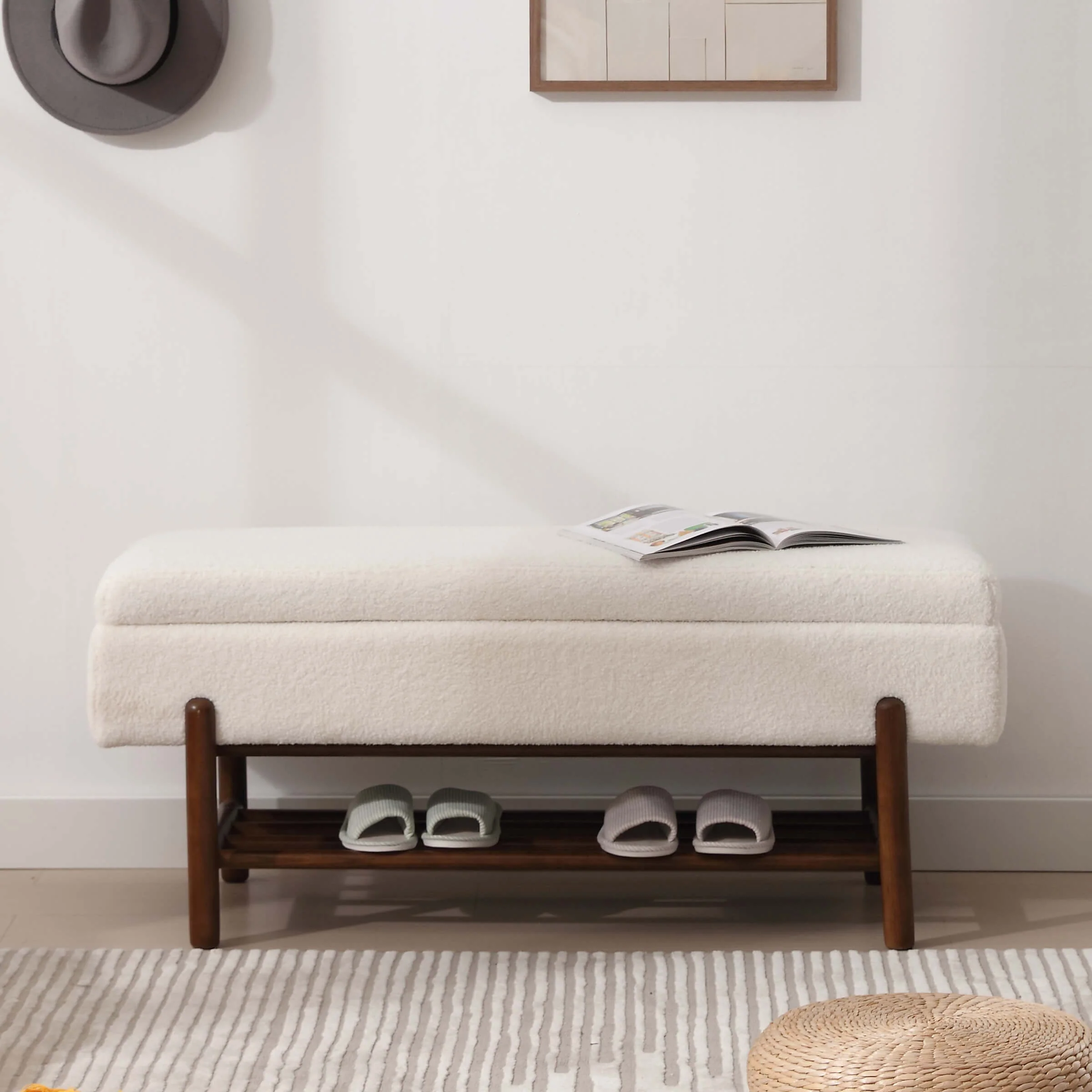 Modern Storage End of Bench - 2541BH - Image 12