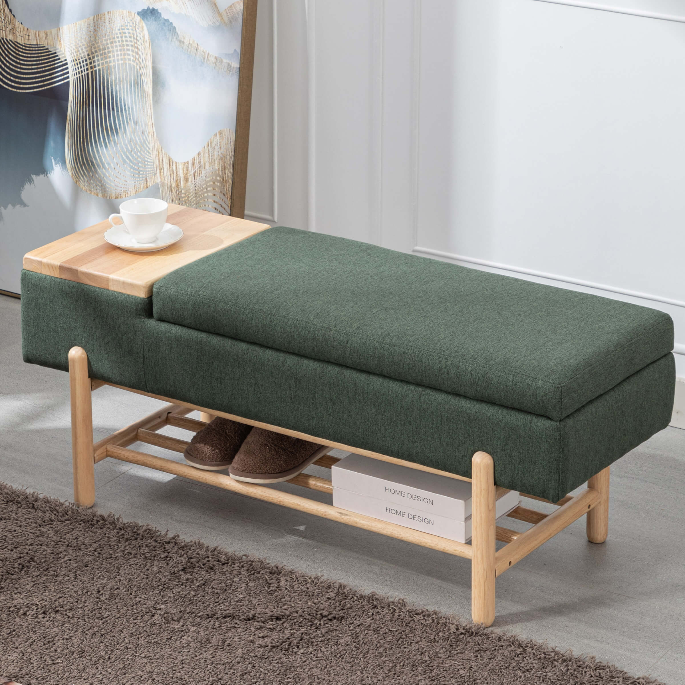 Modern Storage End of Bench - 2541BH - Image 25
