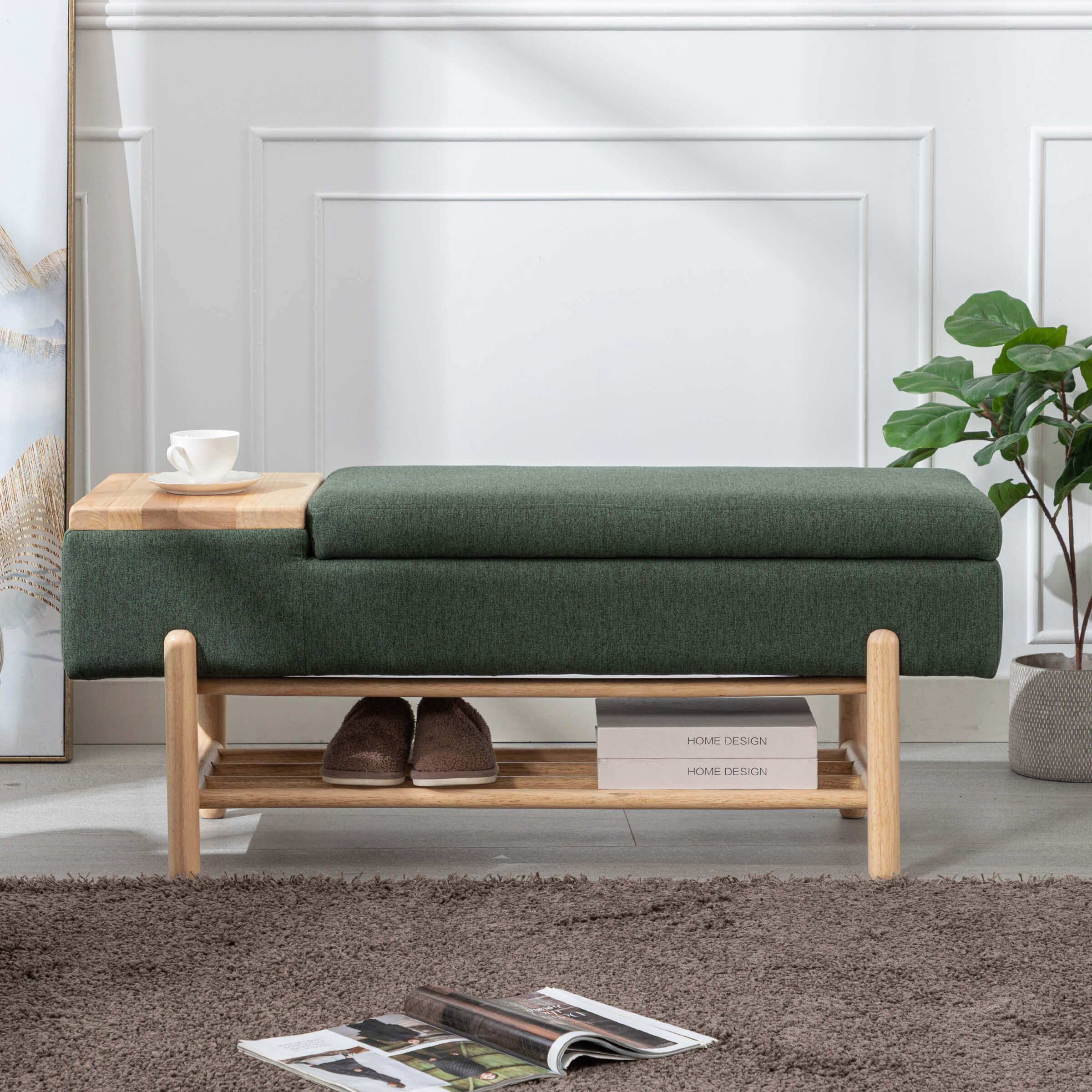 Modern Storage End of Bench - 2541BH - Image 26