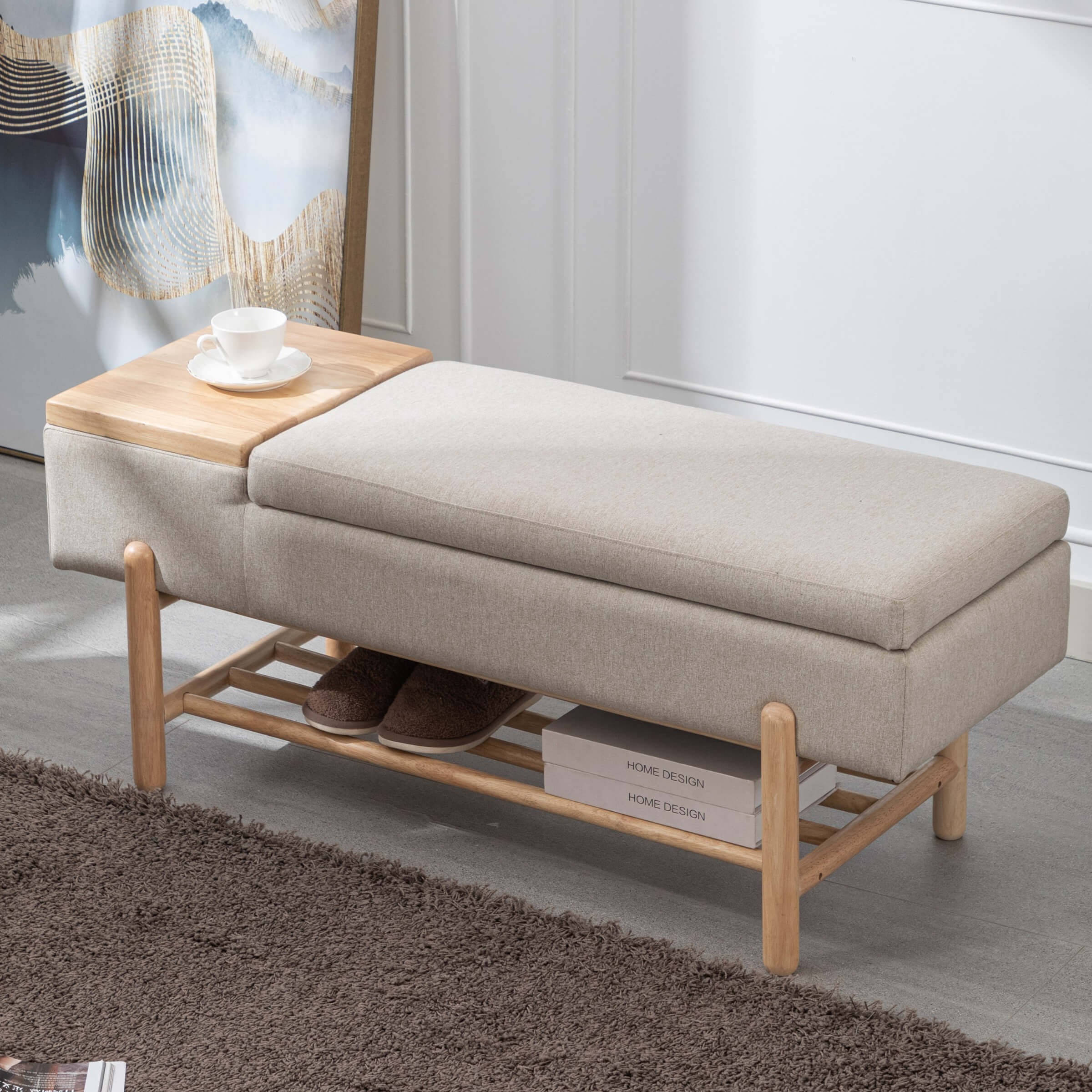 Modern Storage End of Bench - 2541BH - Image 32