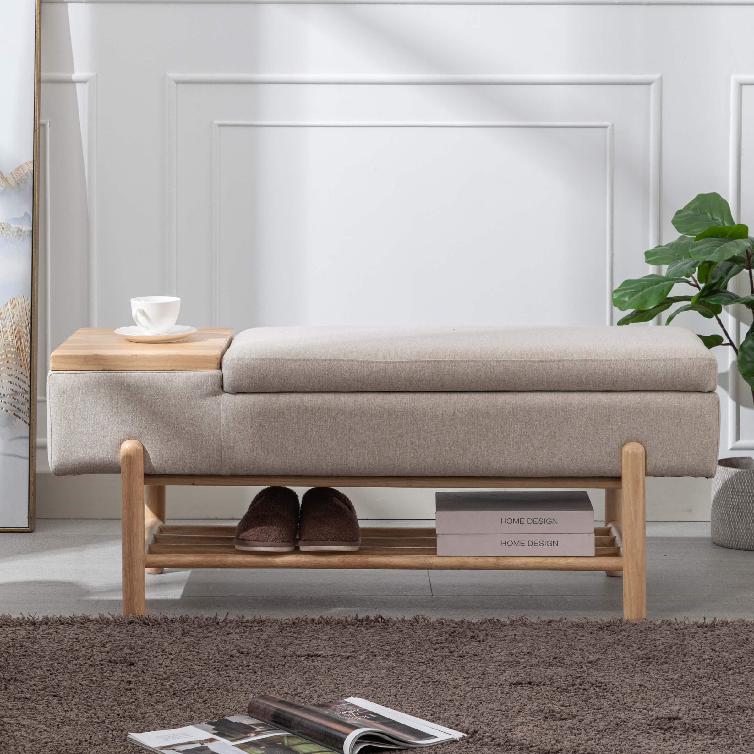 Modern Storage End of Bench - 2541BH - Image 34