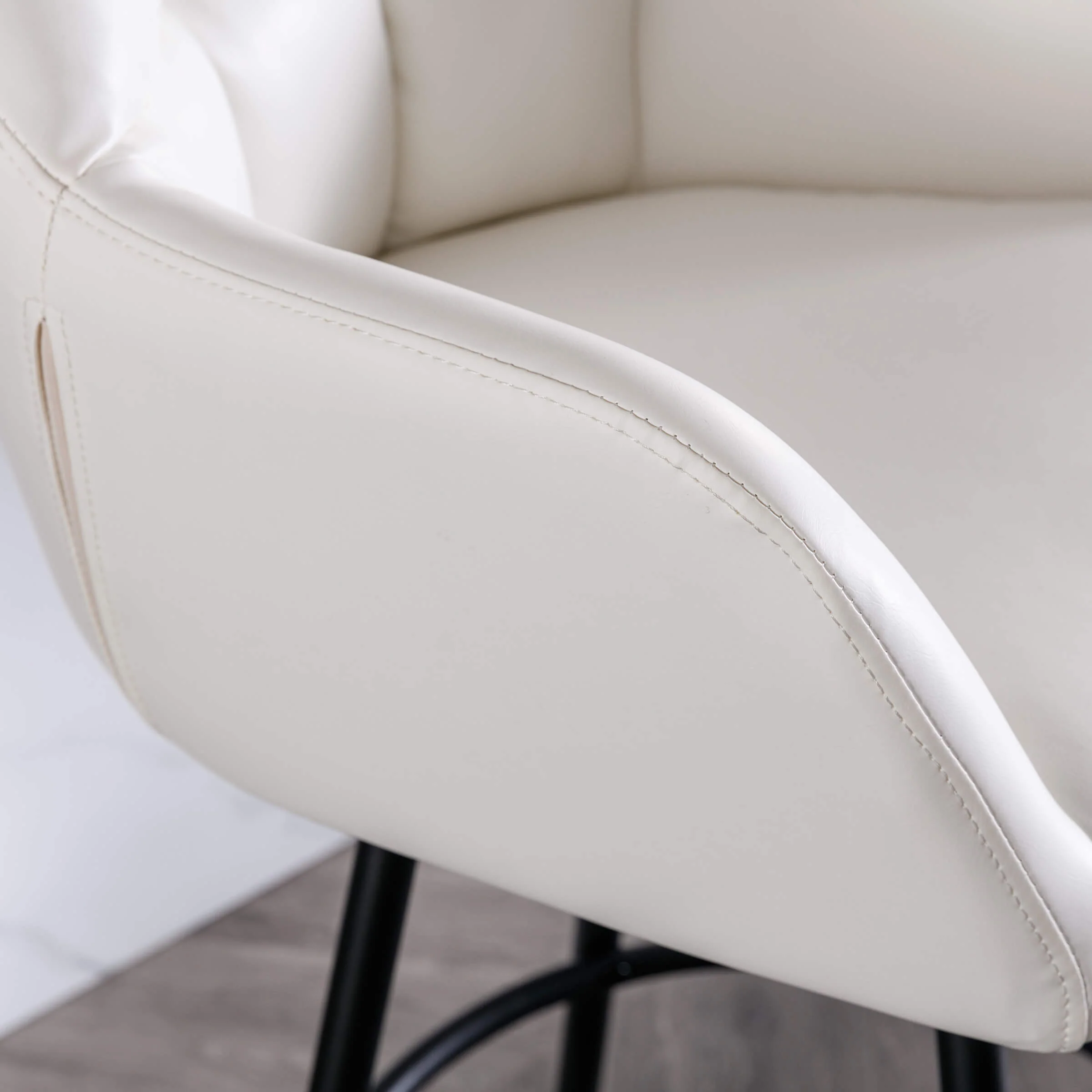 Modern Bar Stools with Back Set of 2 - 5117BS - Image 5