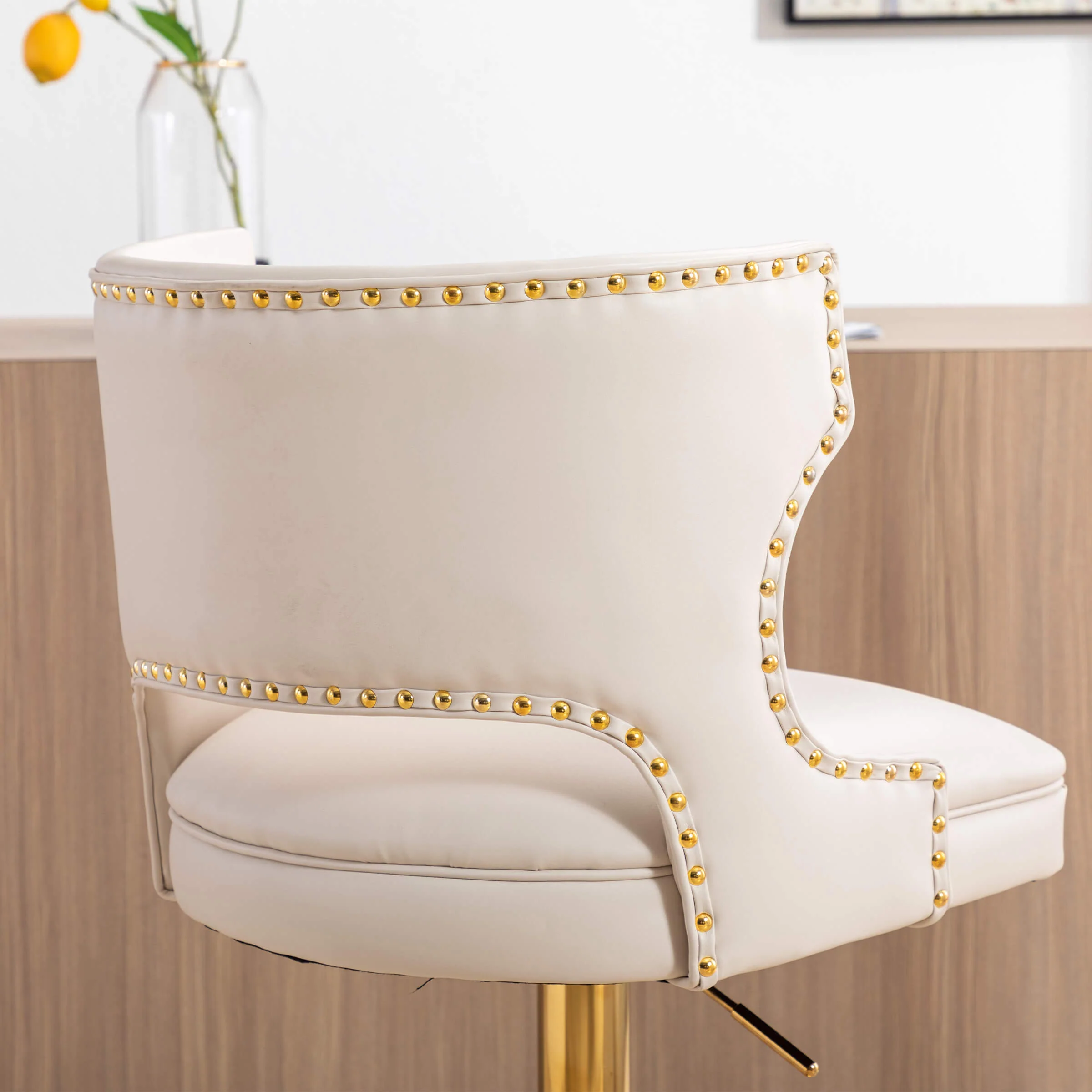 Modern Swivel Bar Stools with Back Set of 2 - X118AB - Image 6