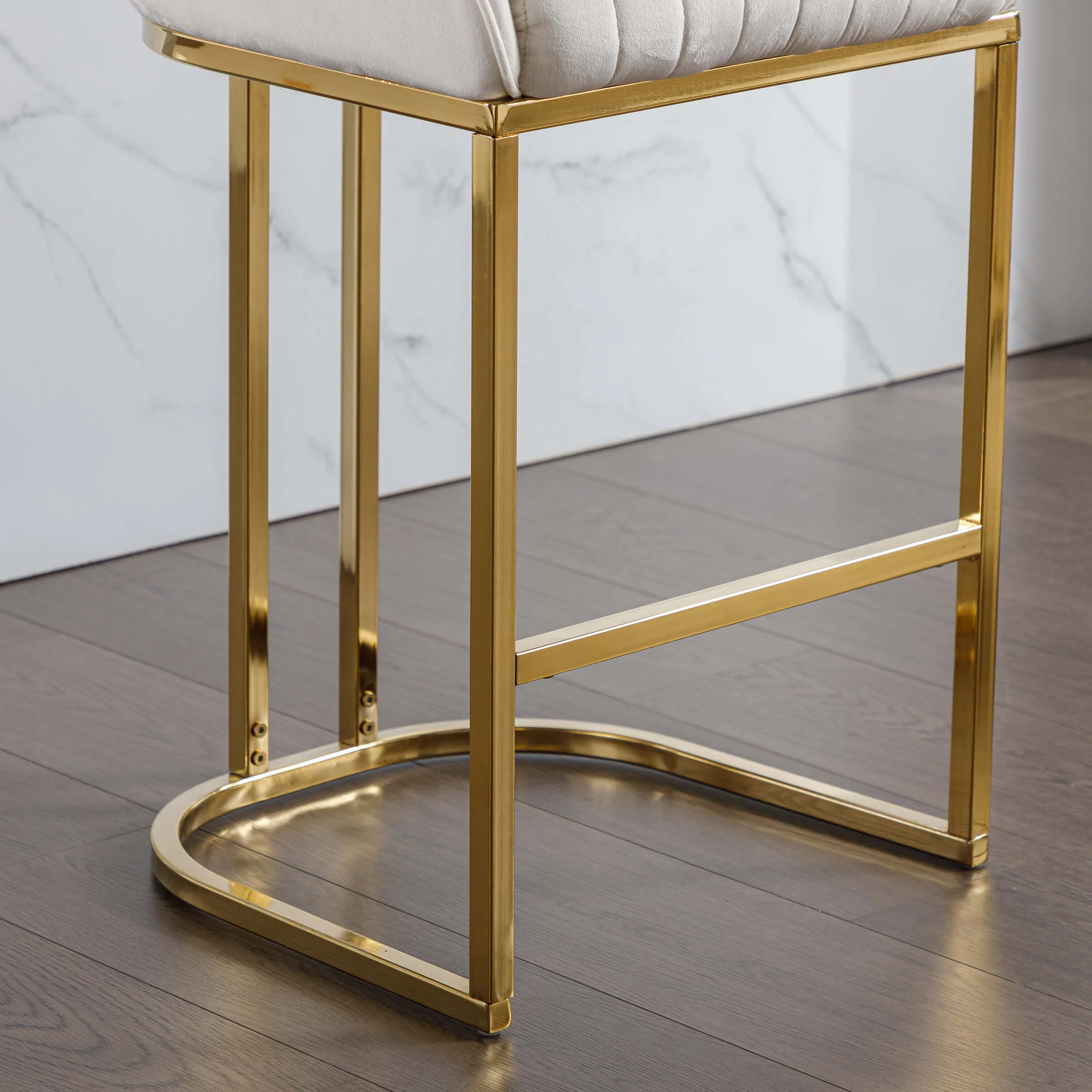 Modern Tufted Counter Stools Set of 2 - 9043CS - Image 6