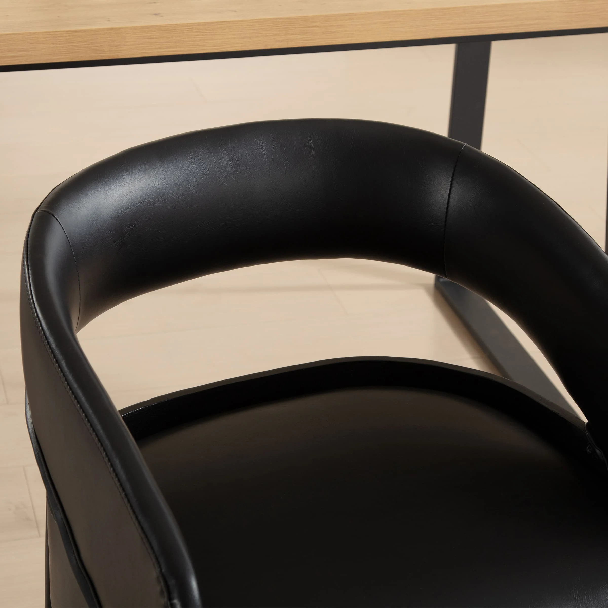 Open Barrel Curved Back Dining Chairs Set of 2 - 1999DC - Image 19