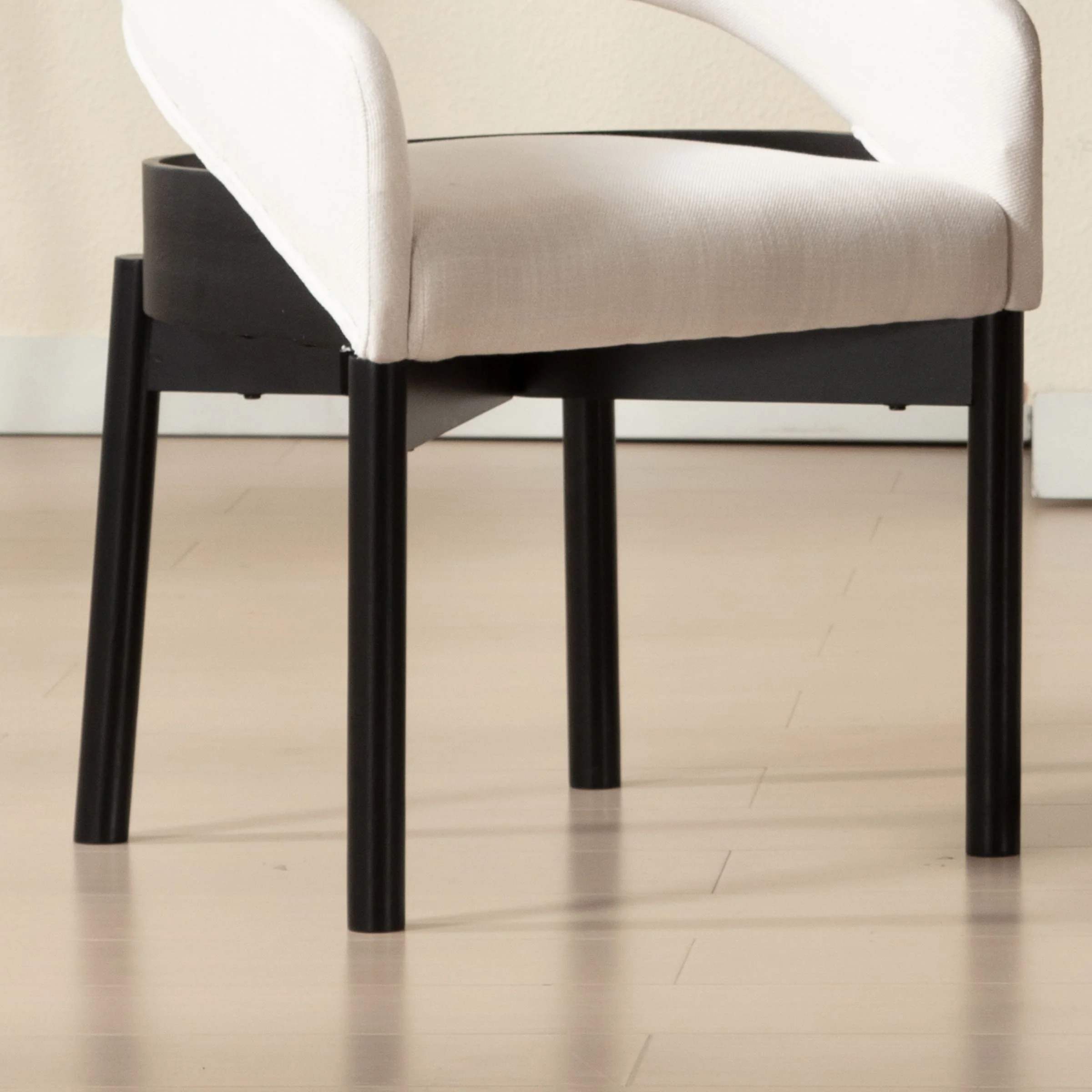 Open Barrel Curved Back Dining Chairs Set of 2 - 1999DC - Image 7