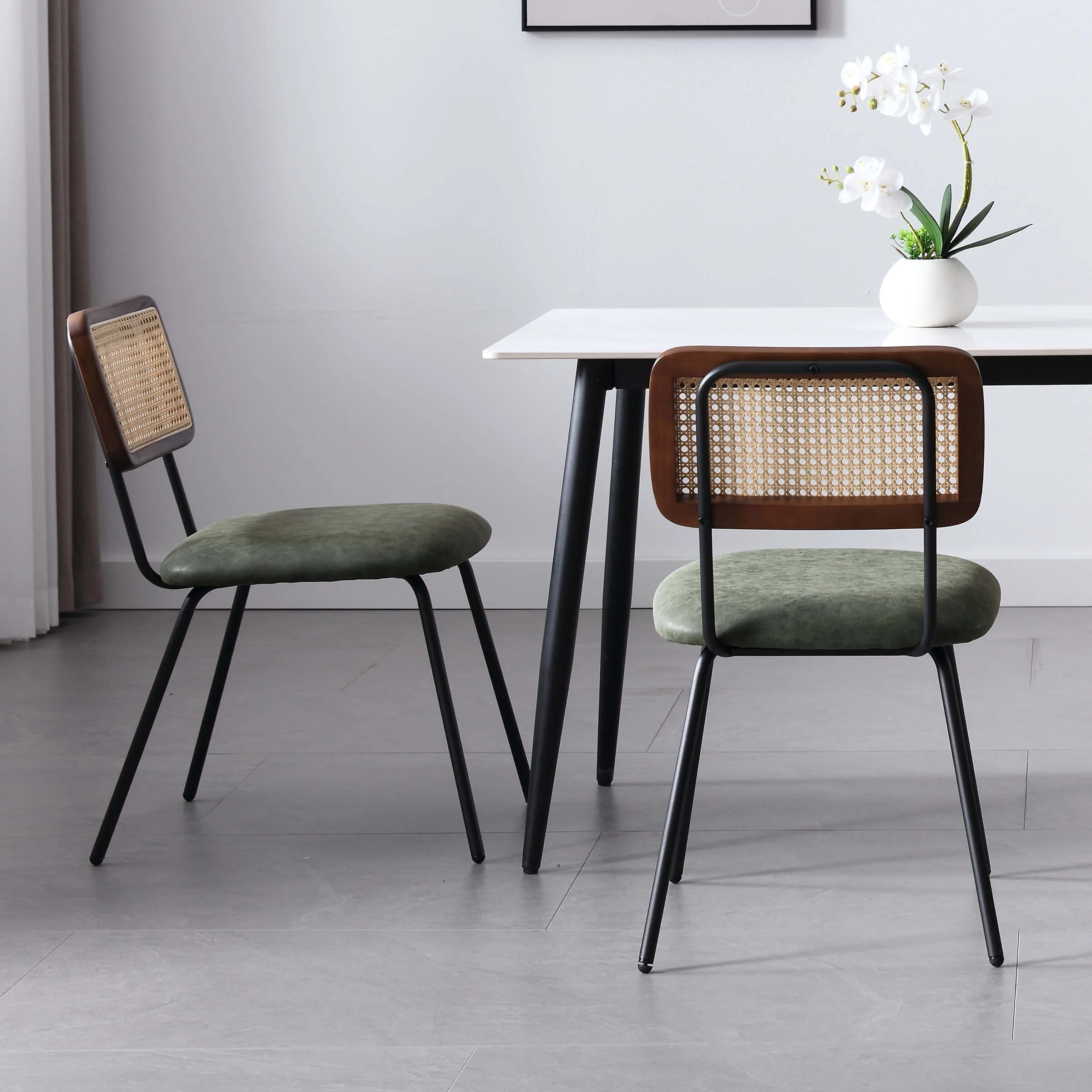 Rattan Back Dining Chairs - 5343DC - Image 10