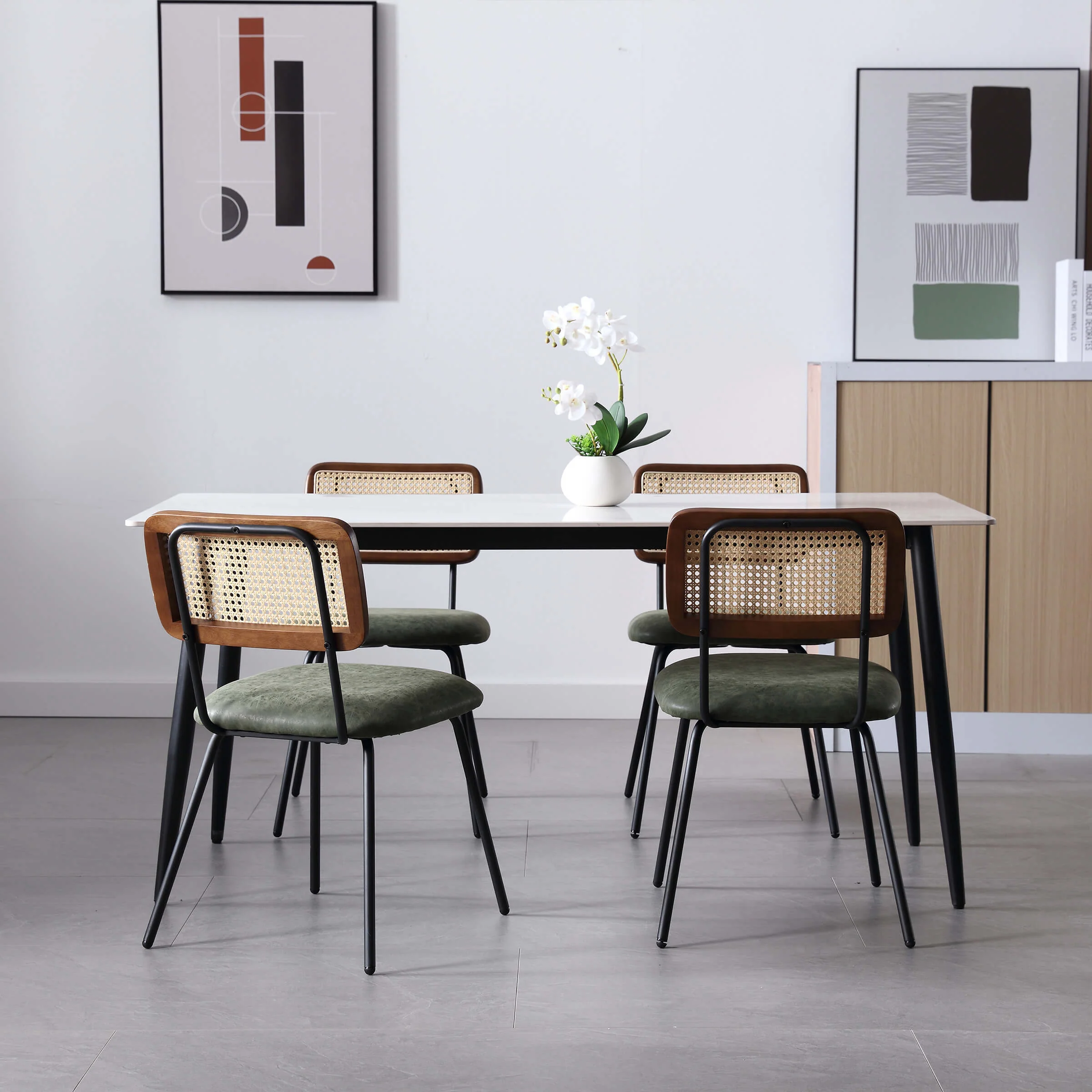 Rattan Back Dining Chairs - 5343DC - Image 13