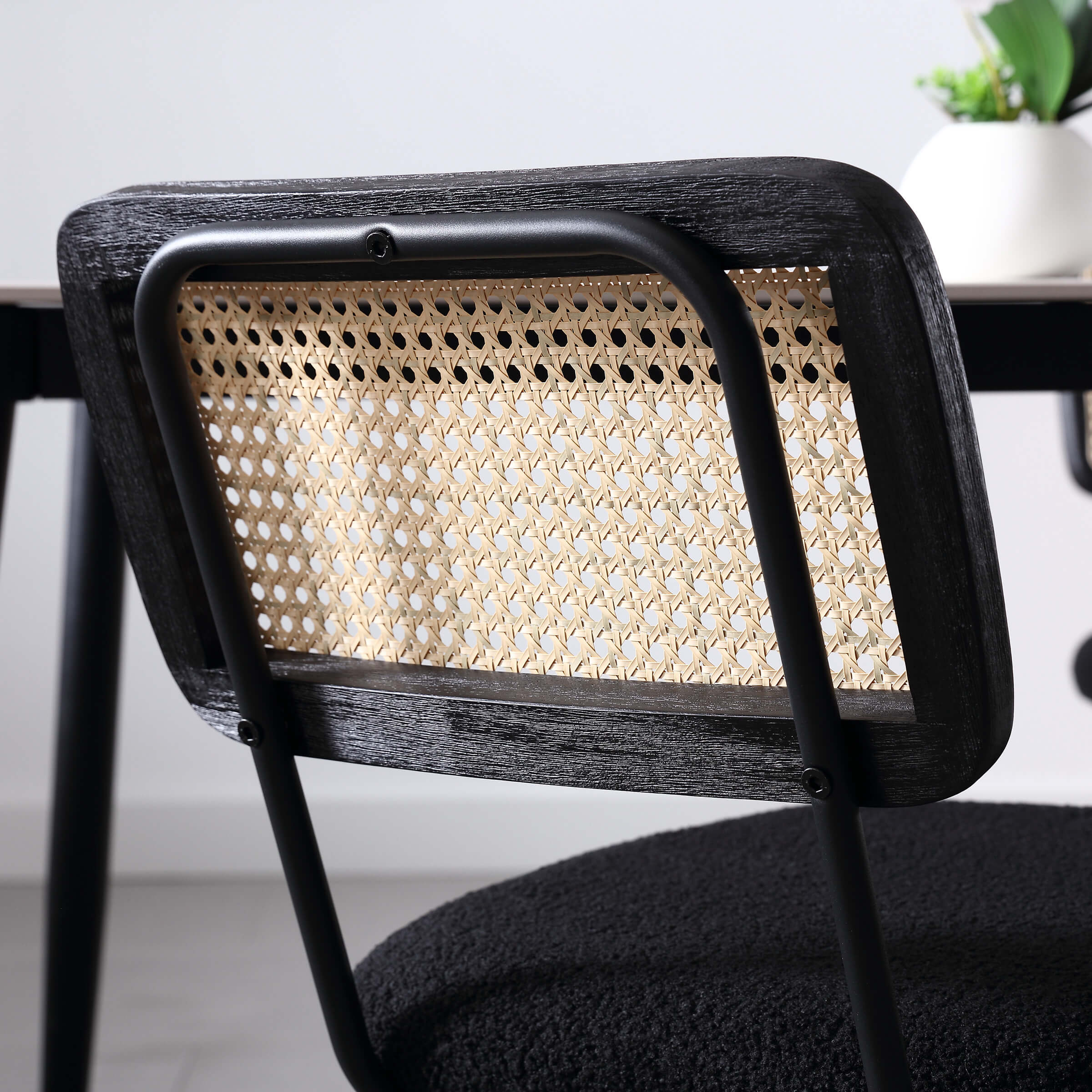 Rattan Back Dining Chairs - 5343DC - Image 5