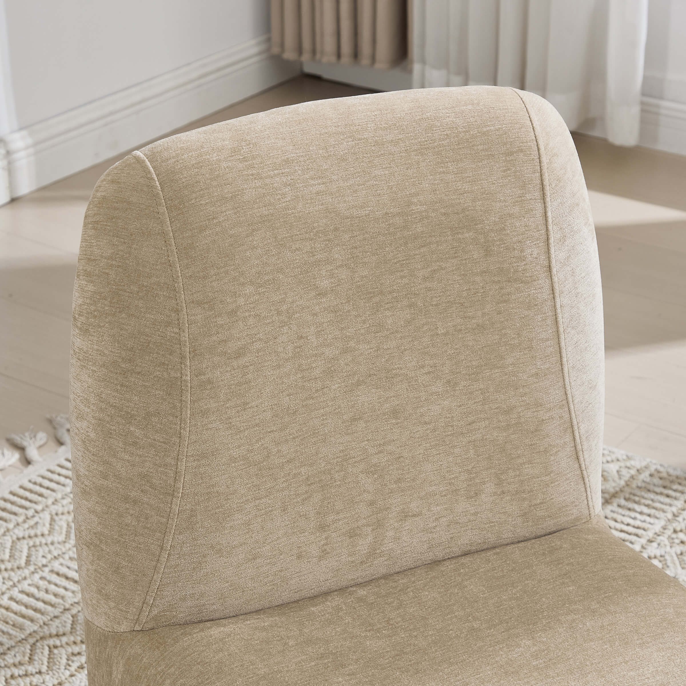 Upholstered Dining Chairs Set with Deep Seat and Curved Back - 3170DC - Image 13
