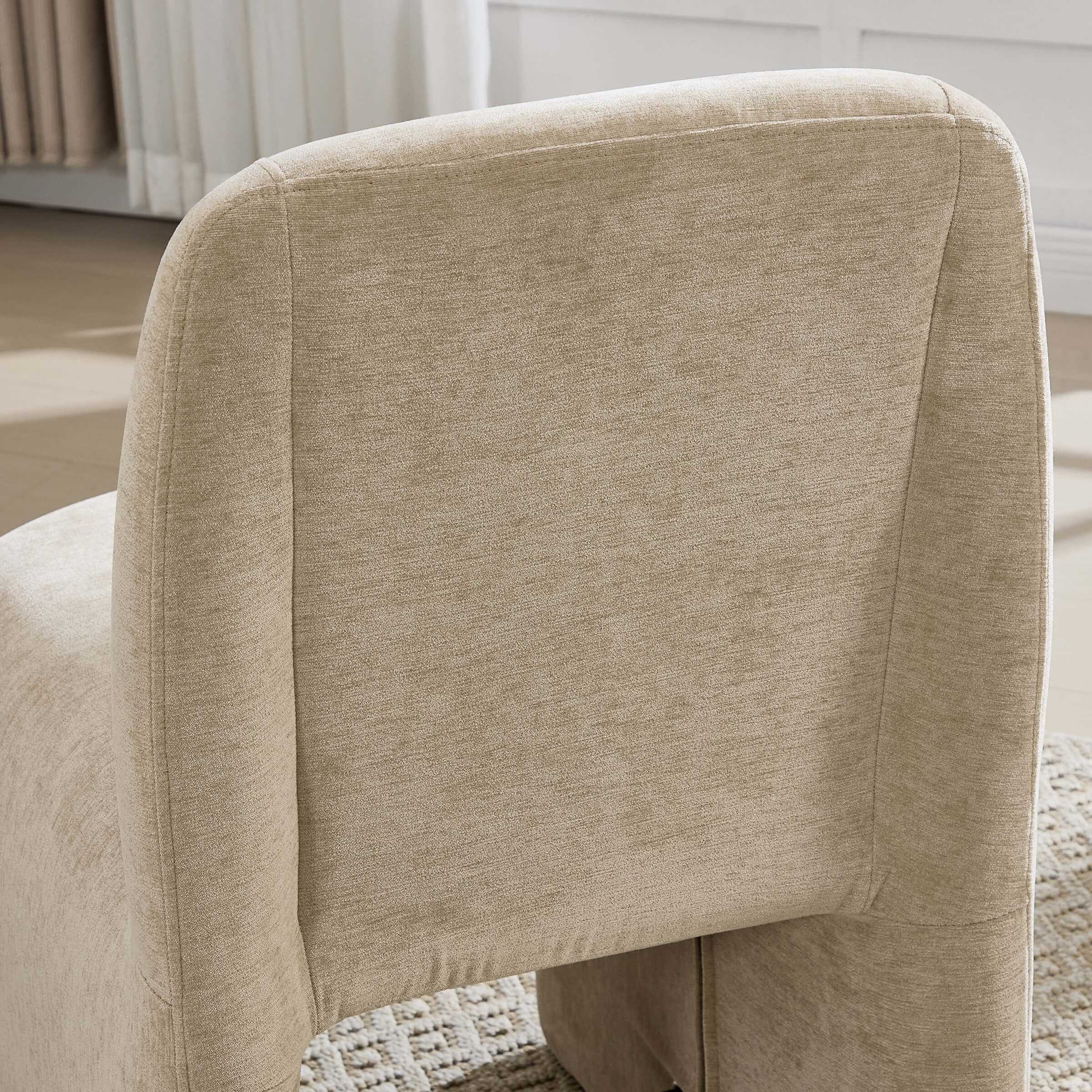 Upholstered Dining Chairs Set with Deep Seat and Curved Back - 3170DC - Image 14