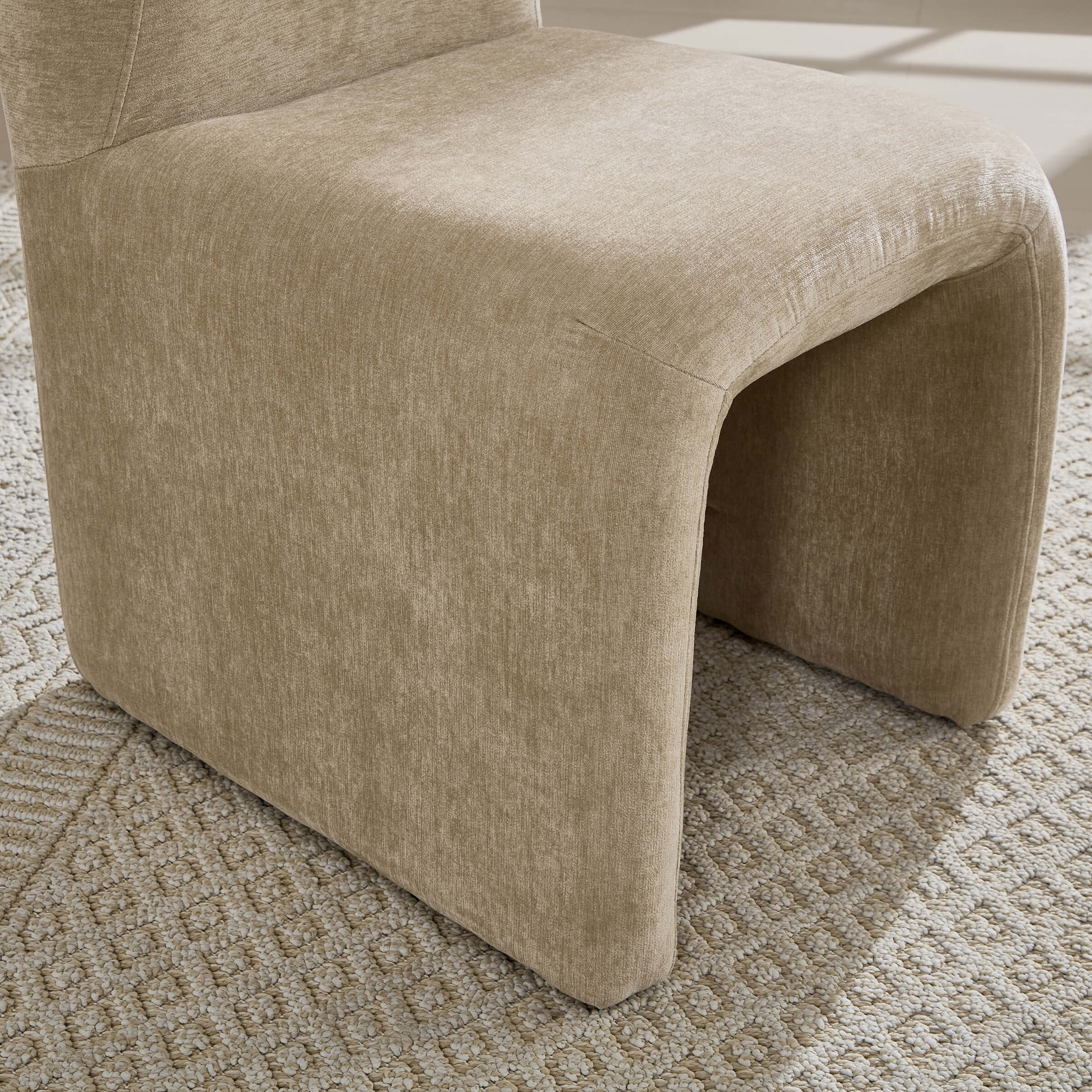 Upholstered Dining Chairs Set with Deep Seat and Curved Back - 3170DC - Image 17