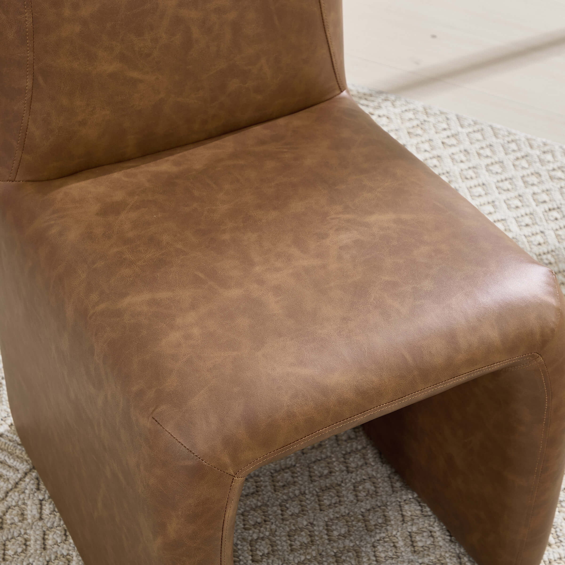 Upholstered Dining Chairs Set with Deep Seat and Curved Back - 3170DC - Image 24