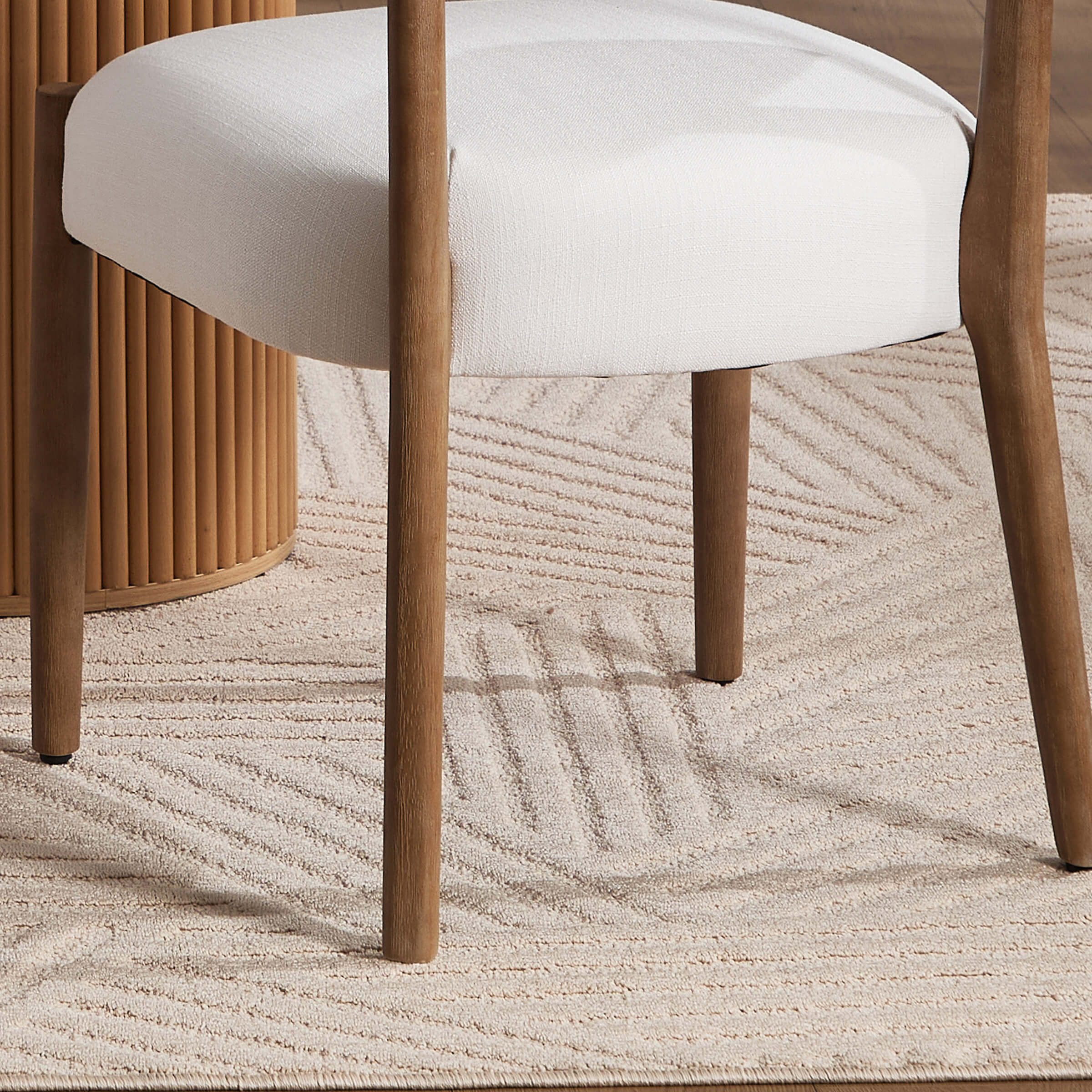 Curved Open Back Kitchen Chairs Set of 2 - 10077DC - Image 26