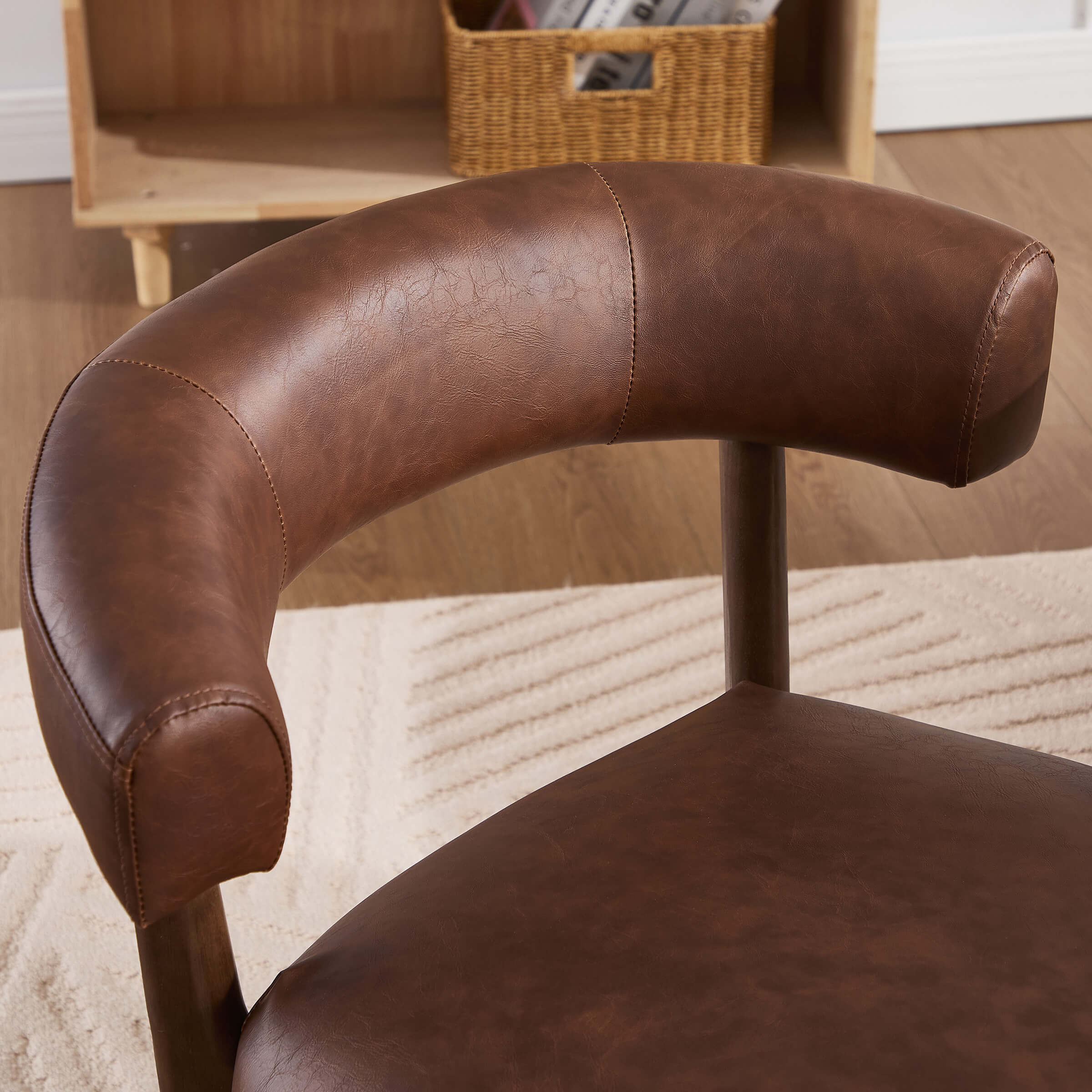 Curved Open Back Kitchen Chairs Set of 2 - 10077DC - Image 31