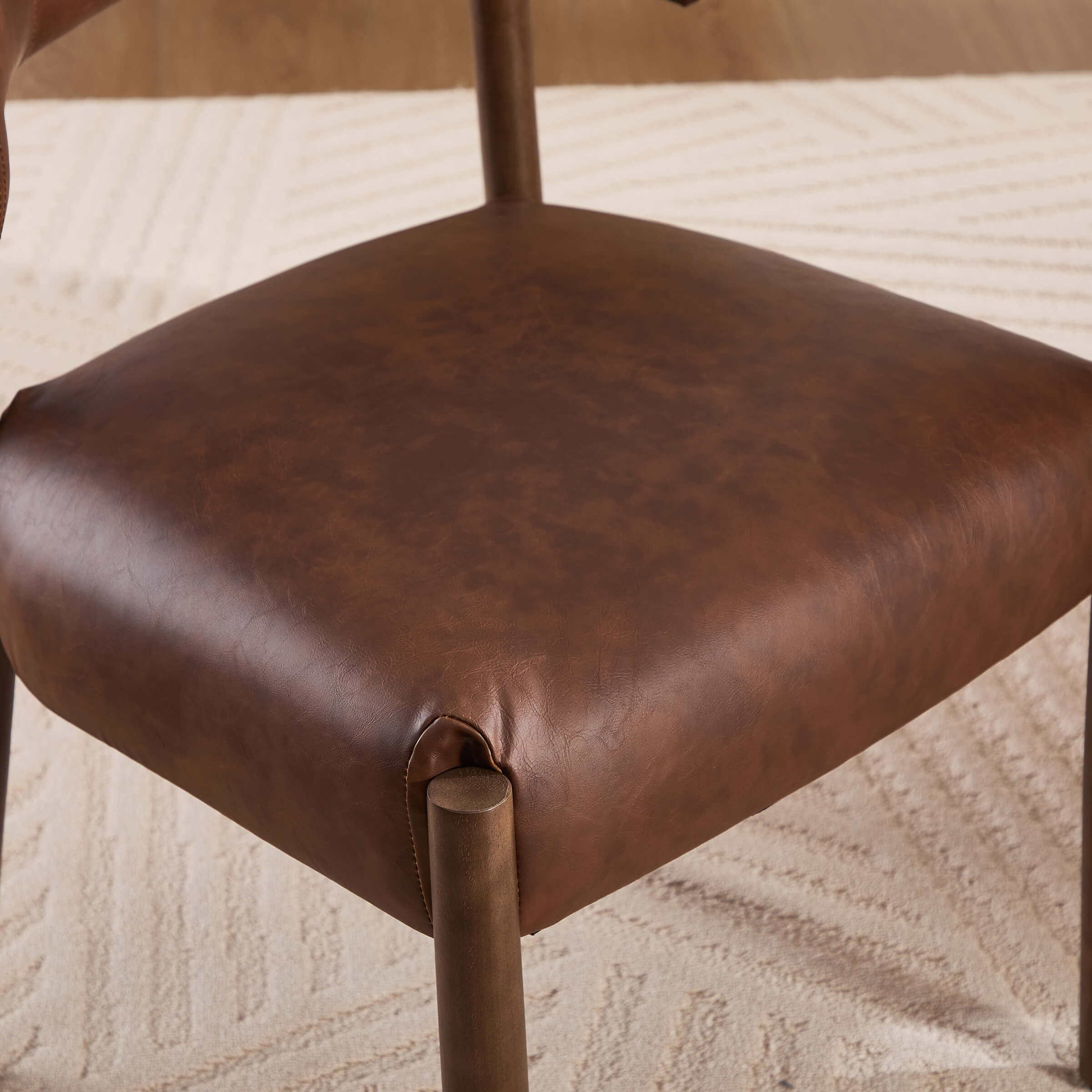Curved Open Back Kitchen Chairs Set of 2 - 10077DC - Image 33