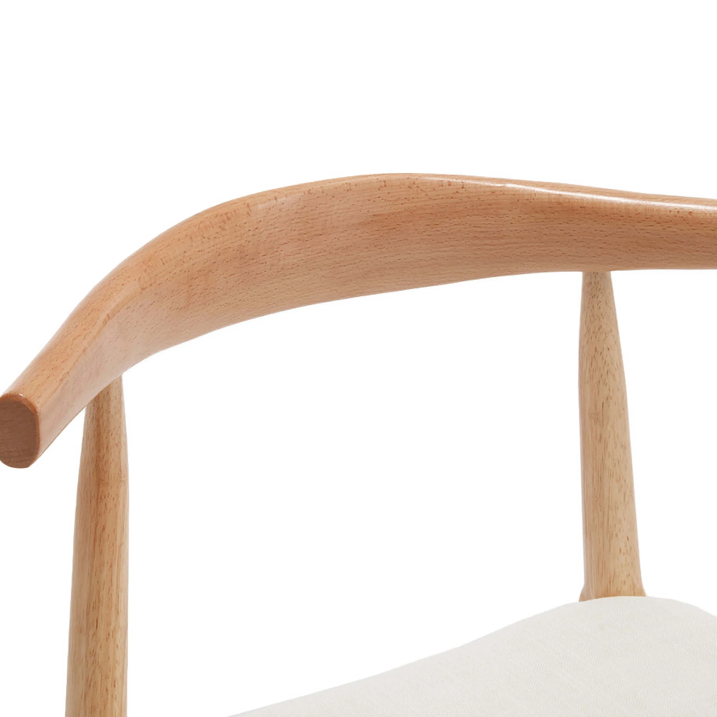 Wood Barrel Back Kitchen Chairs Set of 2 - X017DC - Image 20