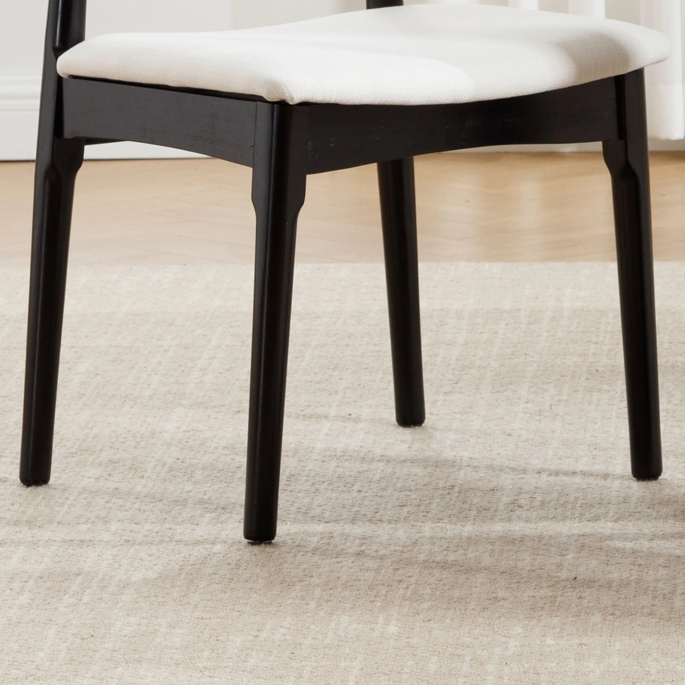Wood Barrel Back Kitchen Chairs Set of 2 - X017DC - Image 7