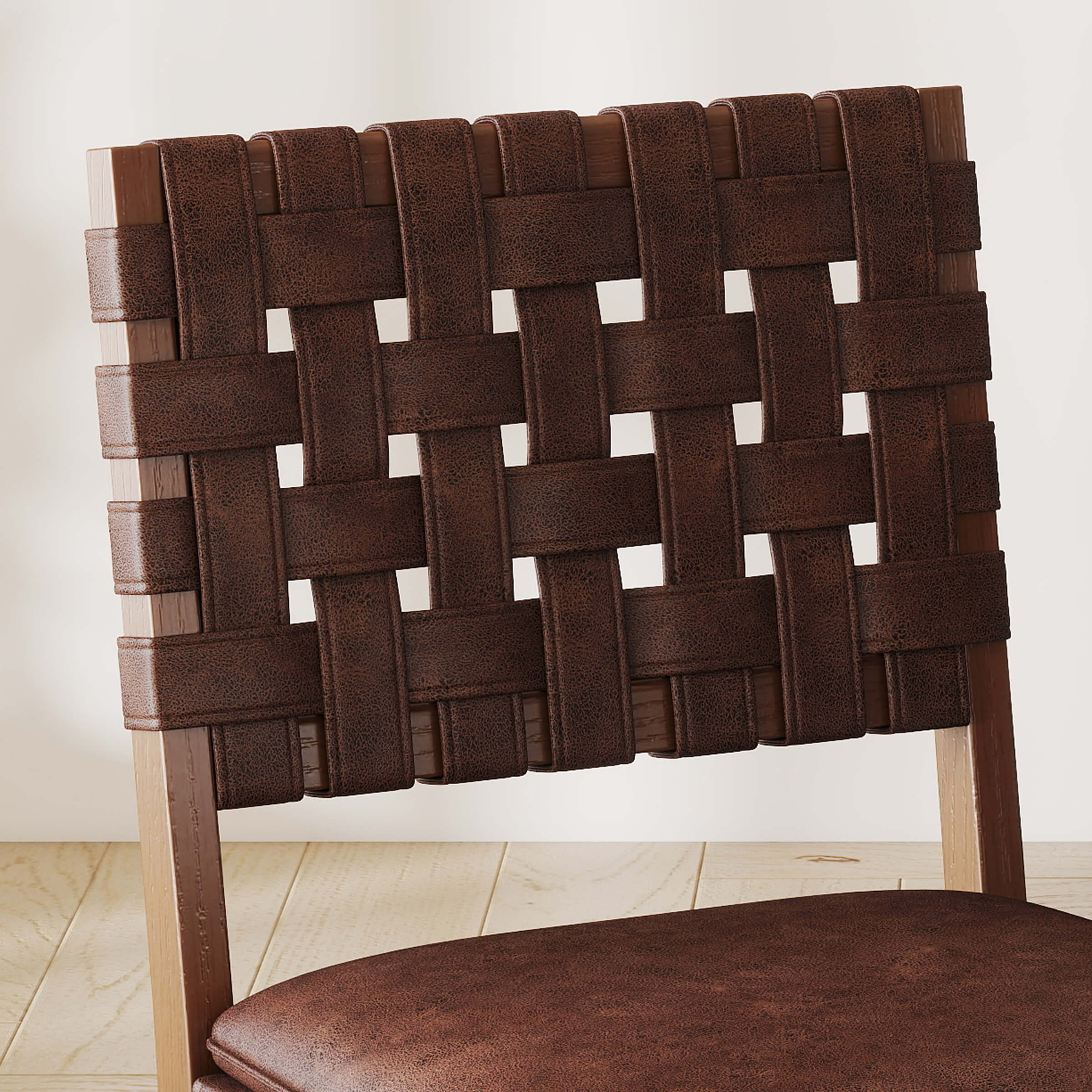 Woven Rattan Dining Chairs Set of 2 - 5080DC - Image 12
