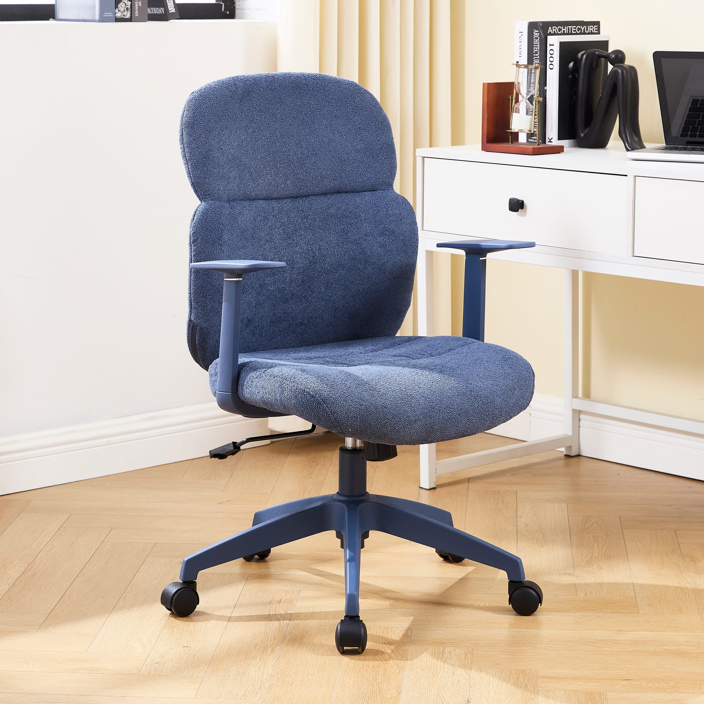 Adjustable Rolling Desk Chair with Armrest - X259OC - Image 19