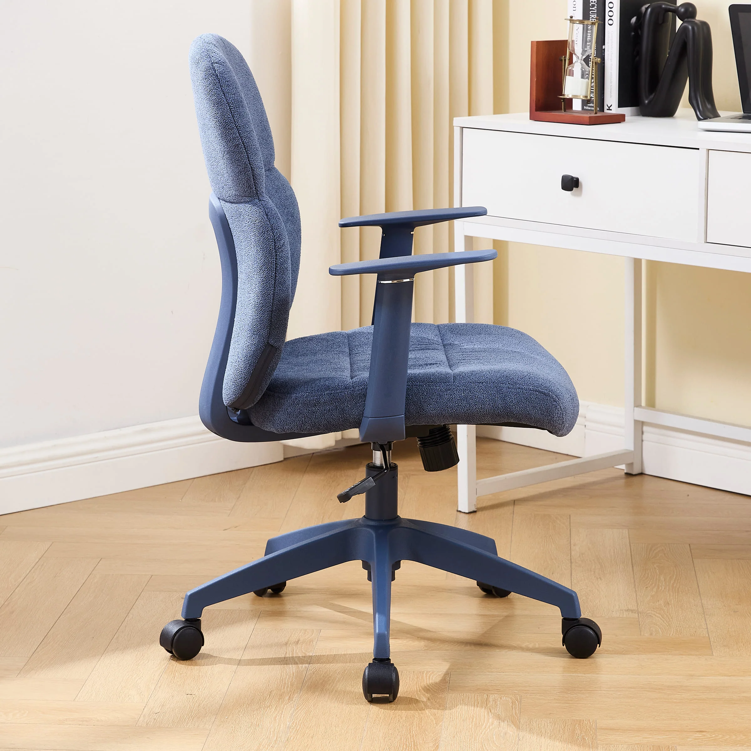 Adjustable Rolling Desk Chair with Armrest - X259OC - Image 20