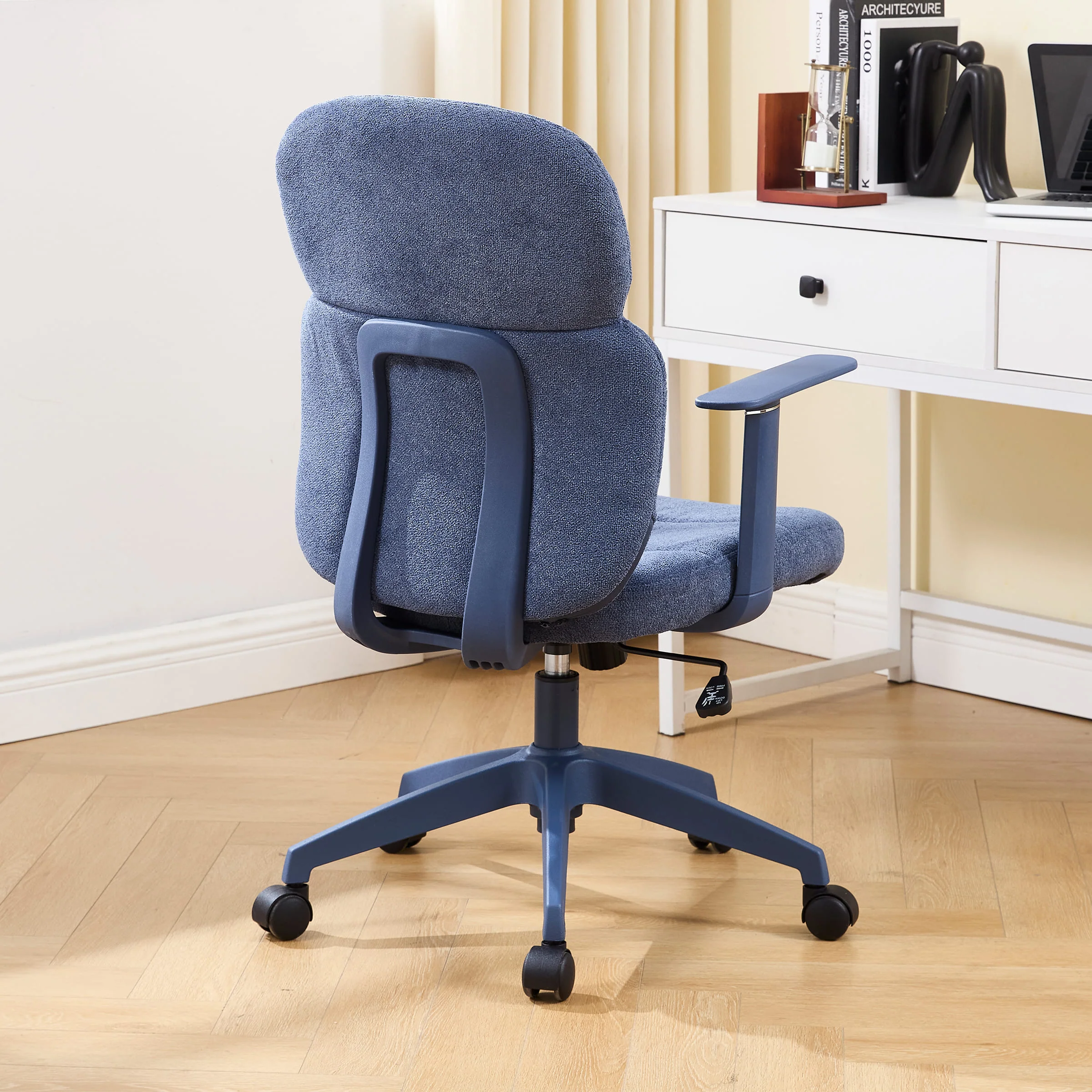 Adjustable Rolling Desk Chair with Armrest - X259OC - Image 21